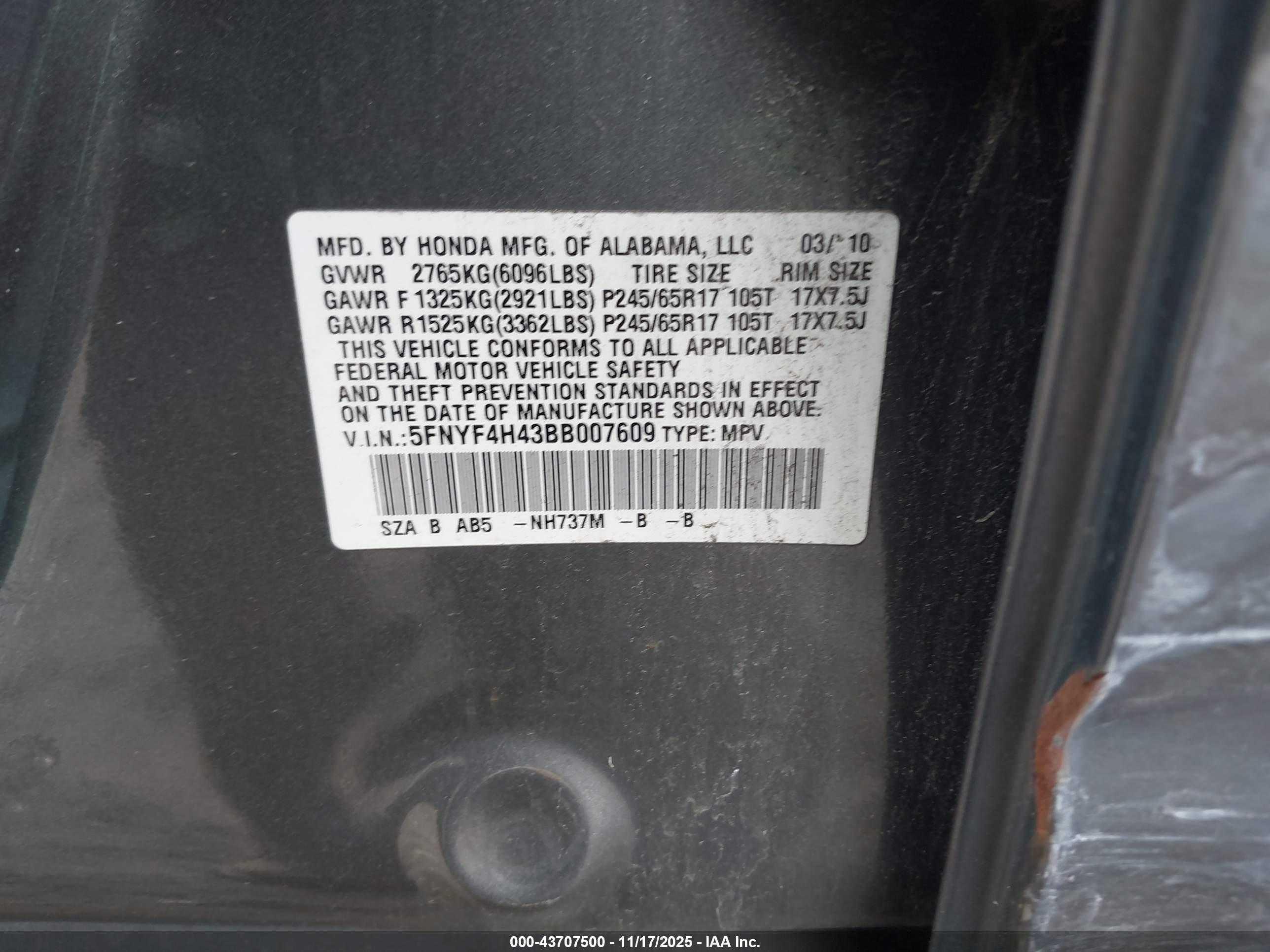 HONDA PILOT image 9