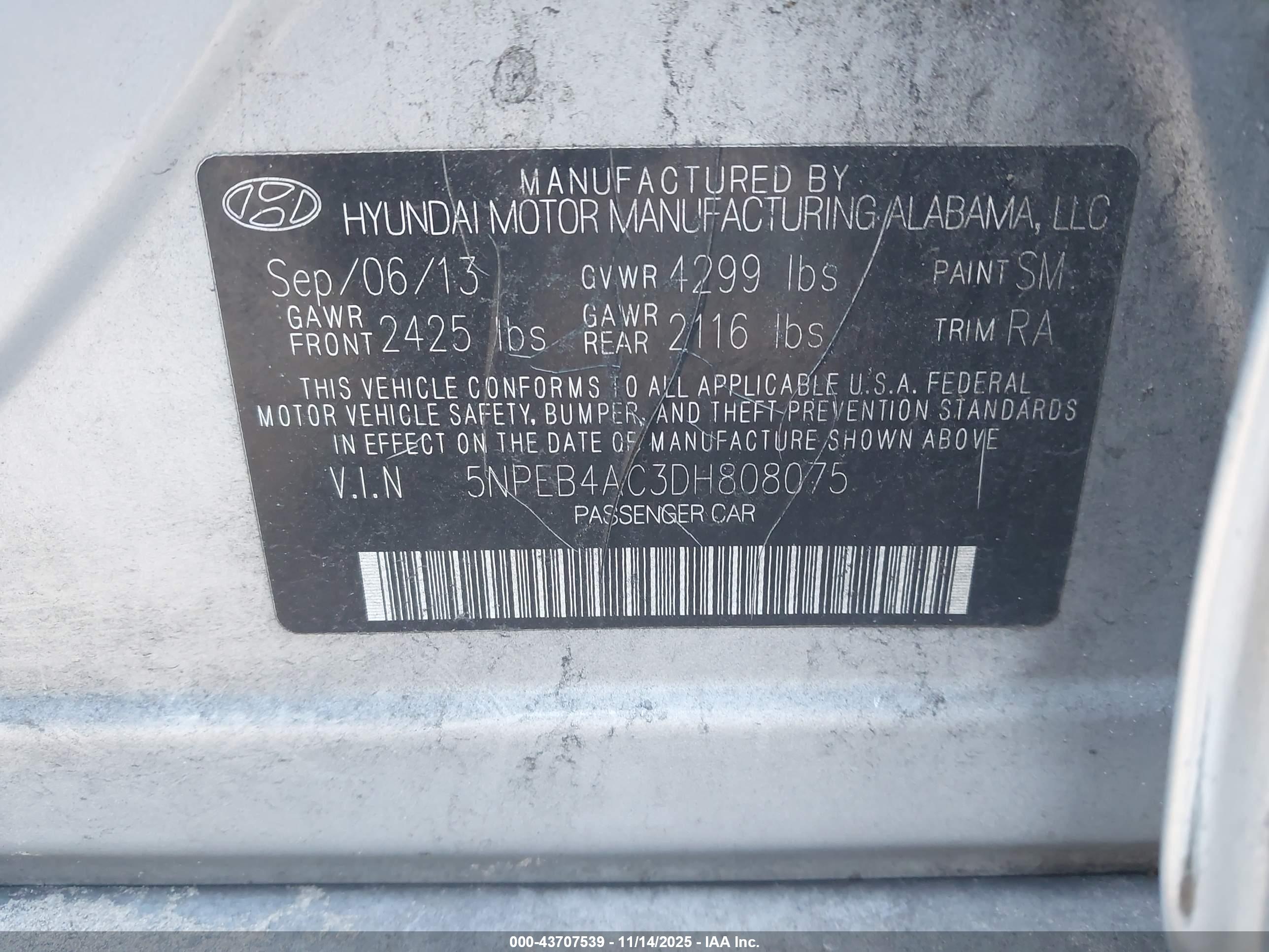 HYUNDAI SONATA image 9