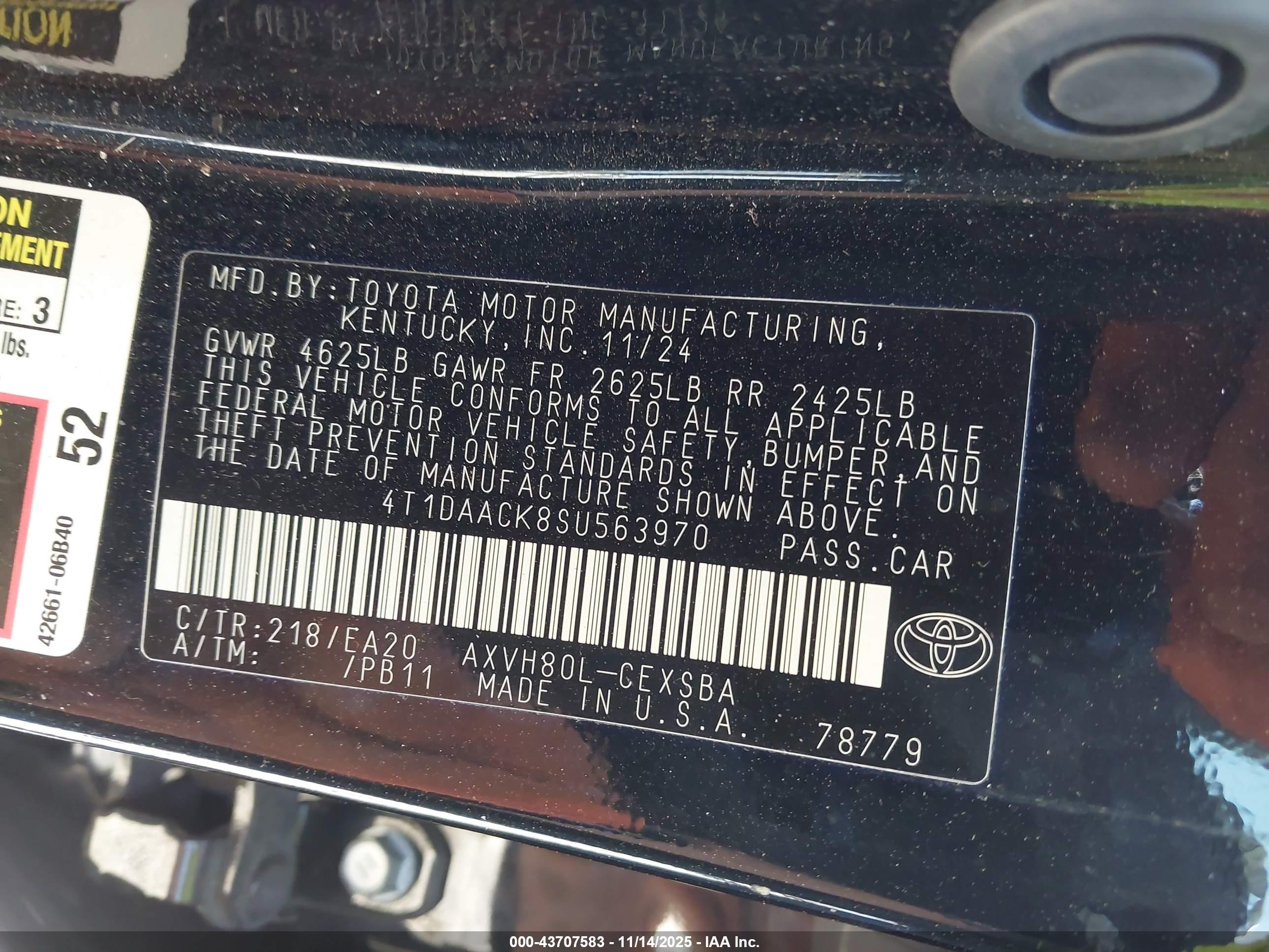 TOYOTA CAMRY image 9