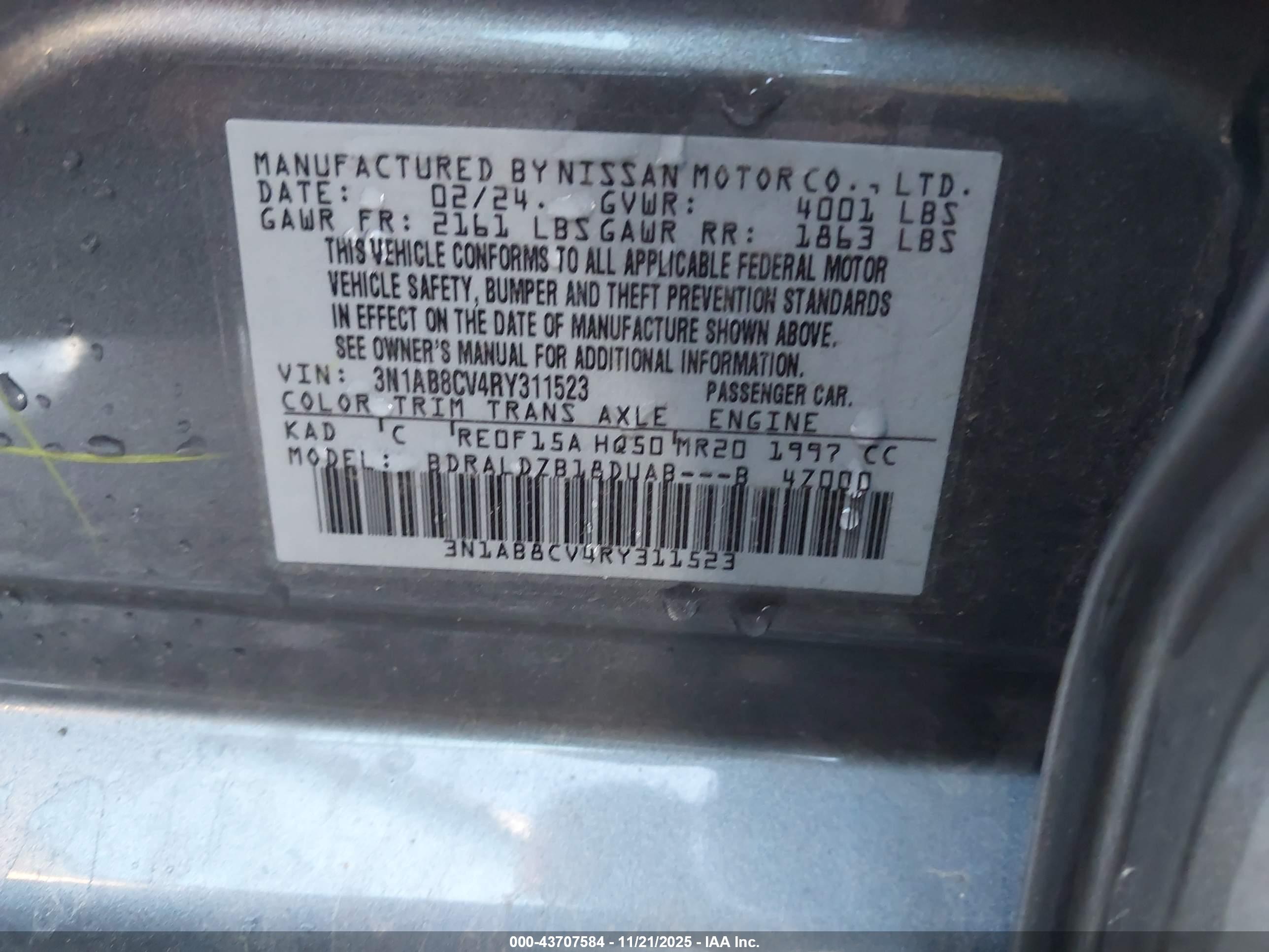 NISSAN SENTRA image 9
