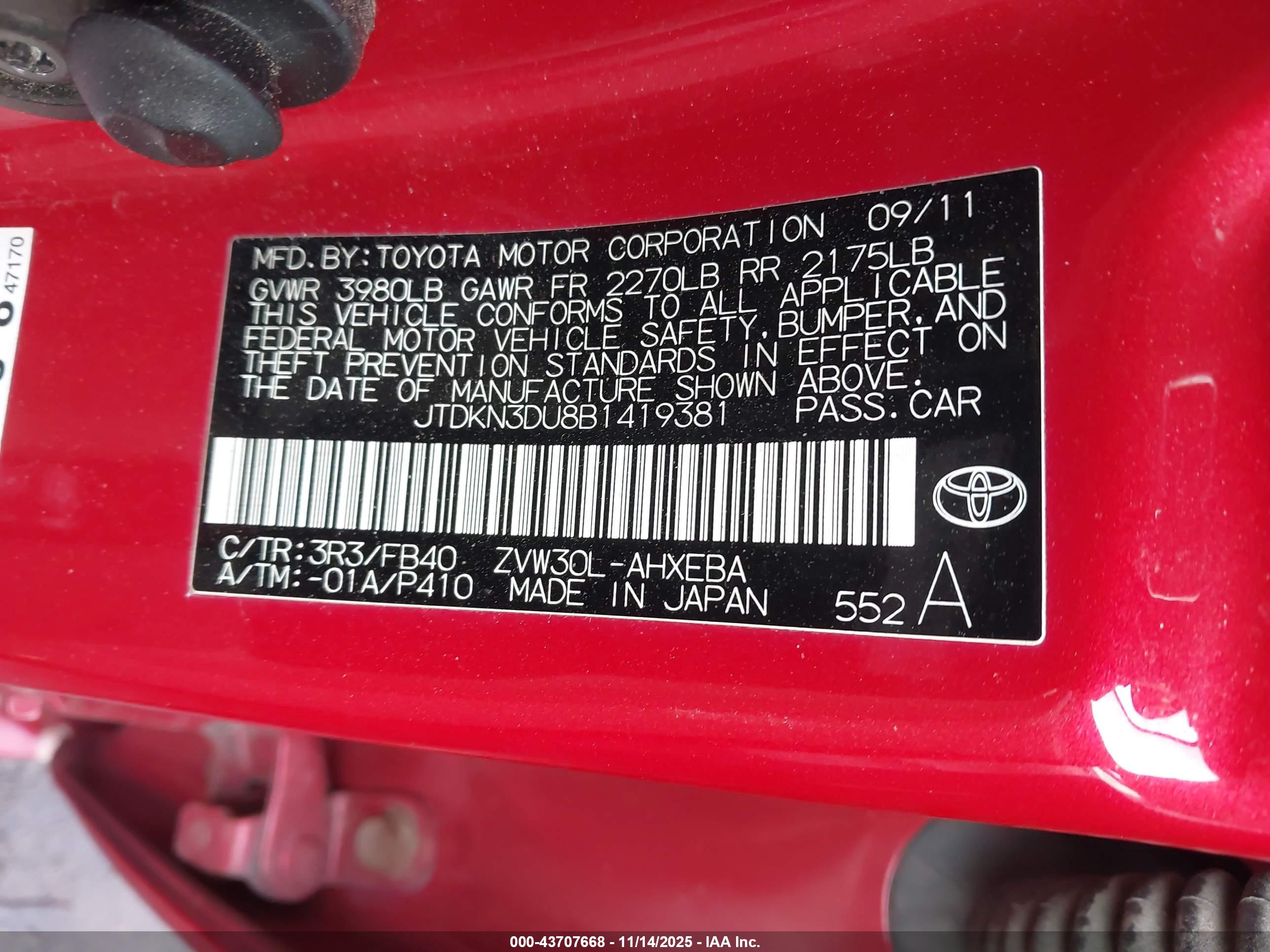TOYOTA PRIUS image 9