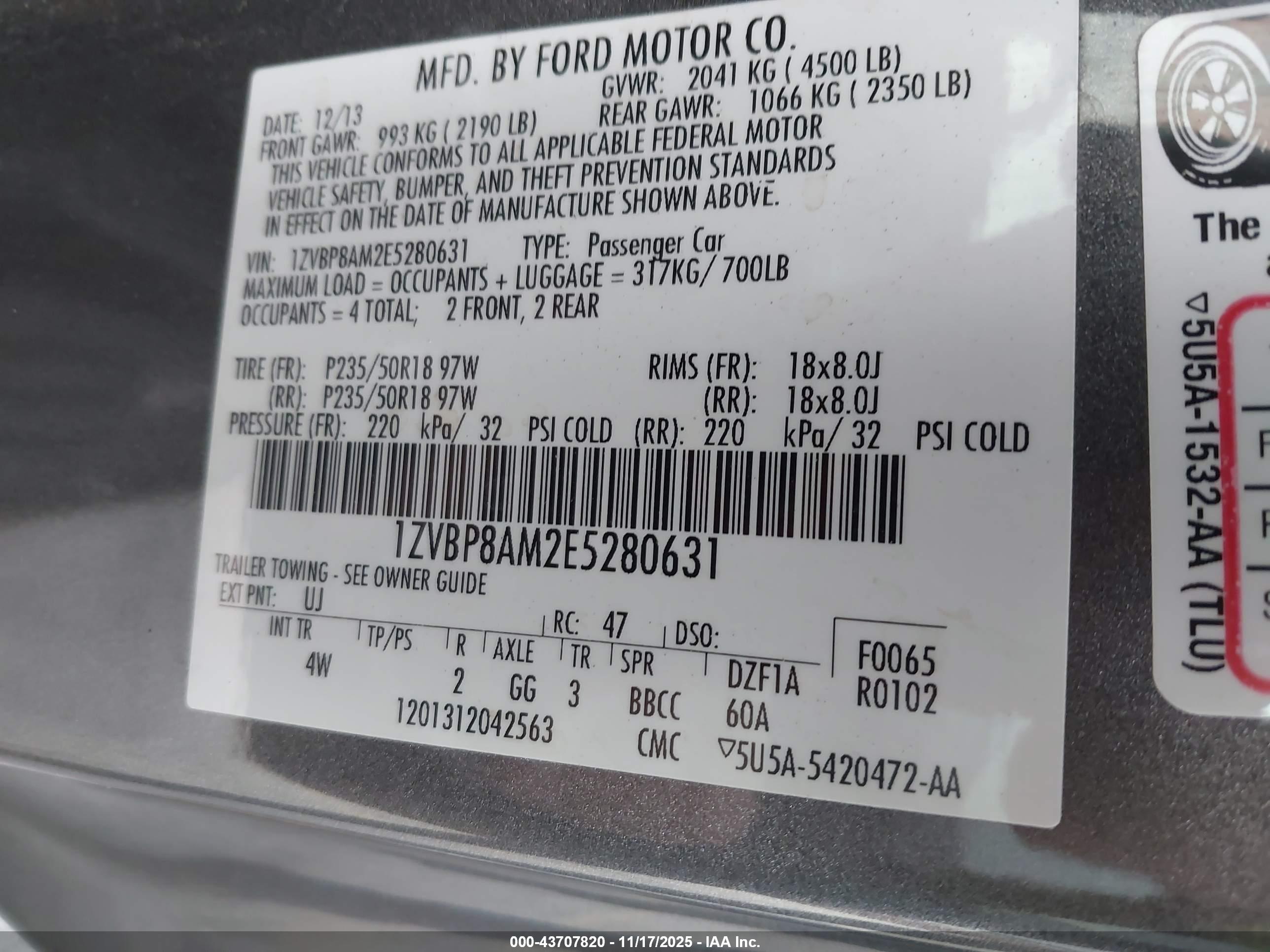 FORD MUSTANG image 9