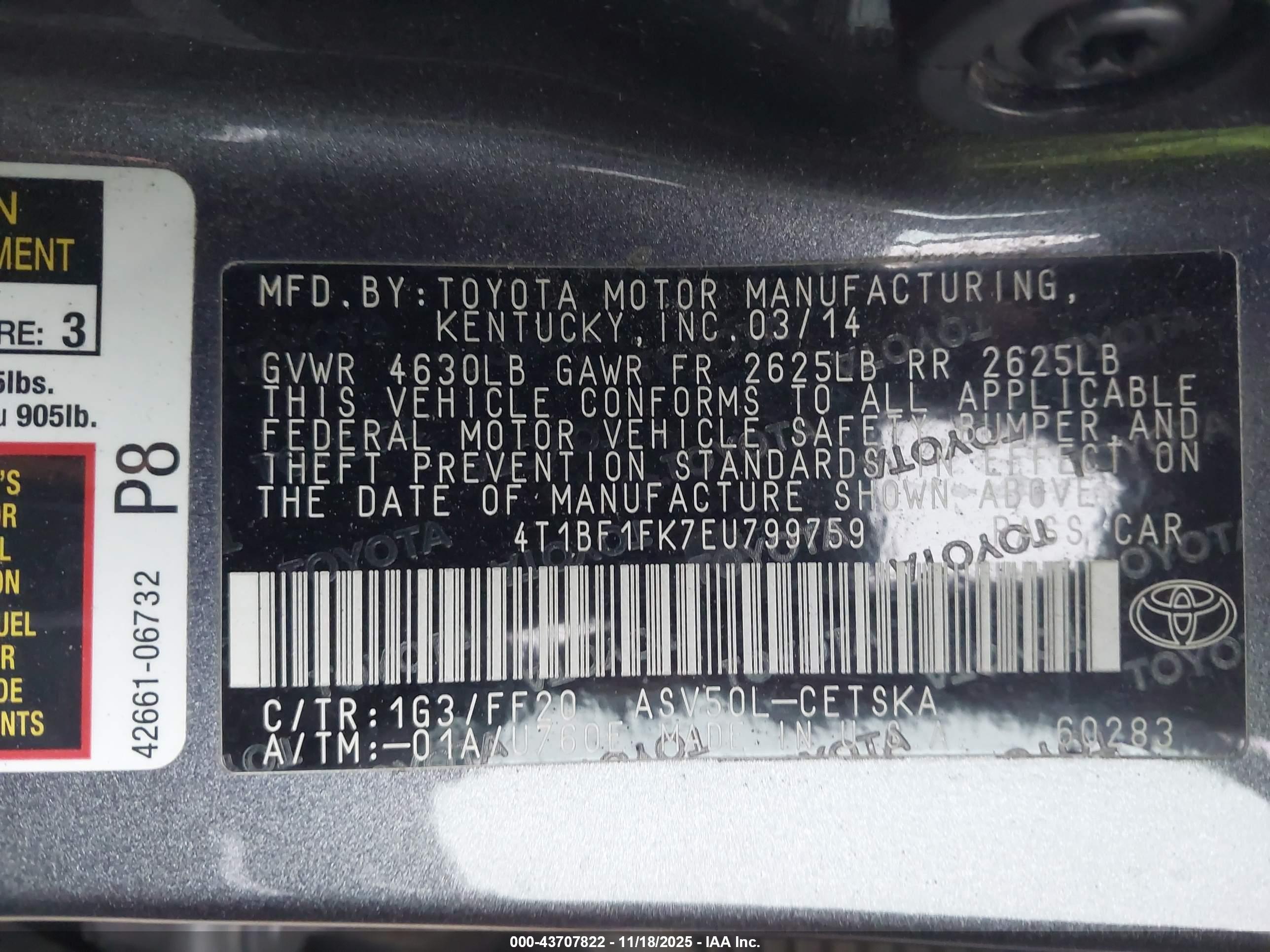 TOYOTA CAMRY image 9