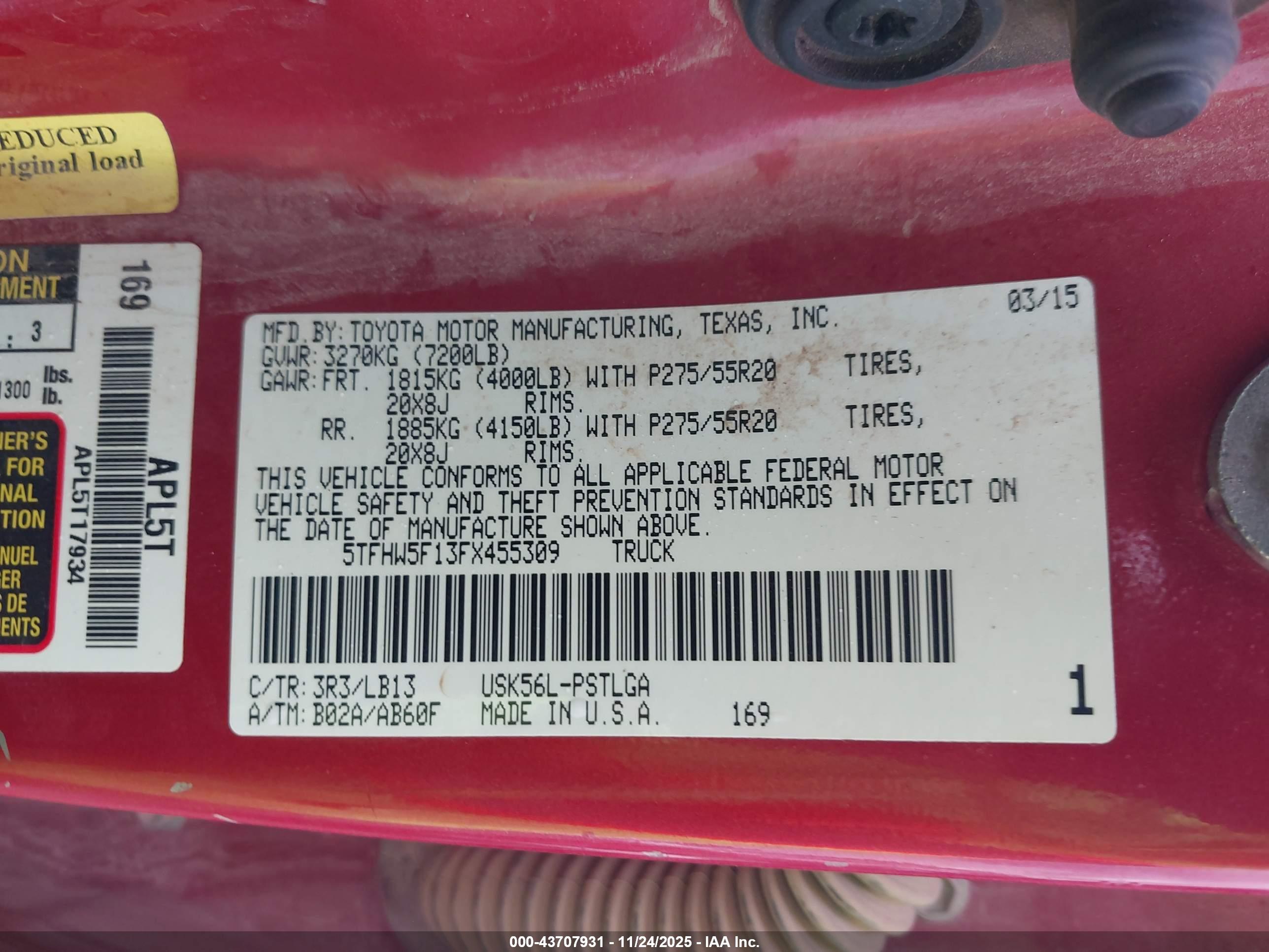TOYOTA TUNDRA image 9
