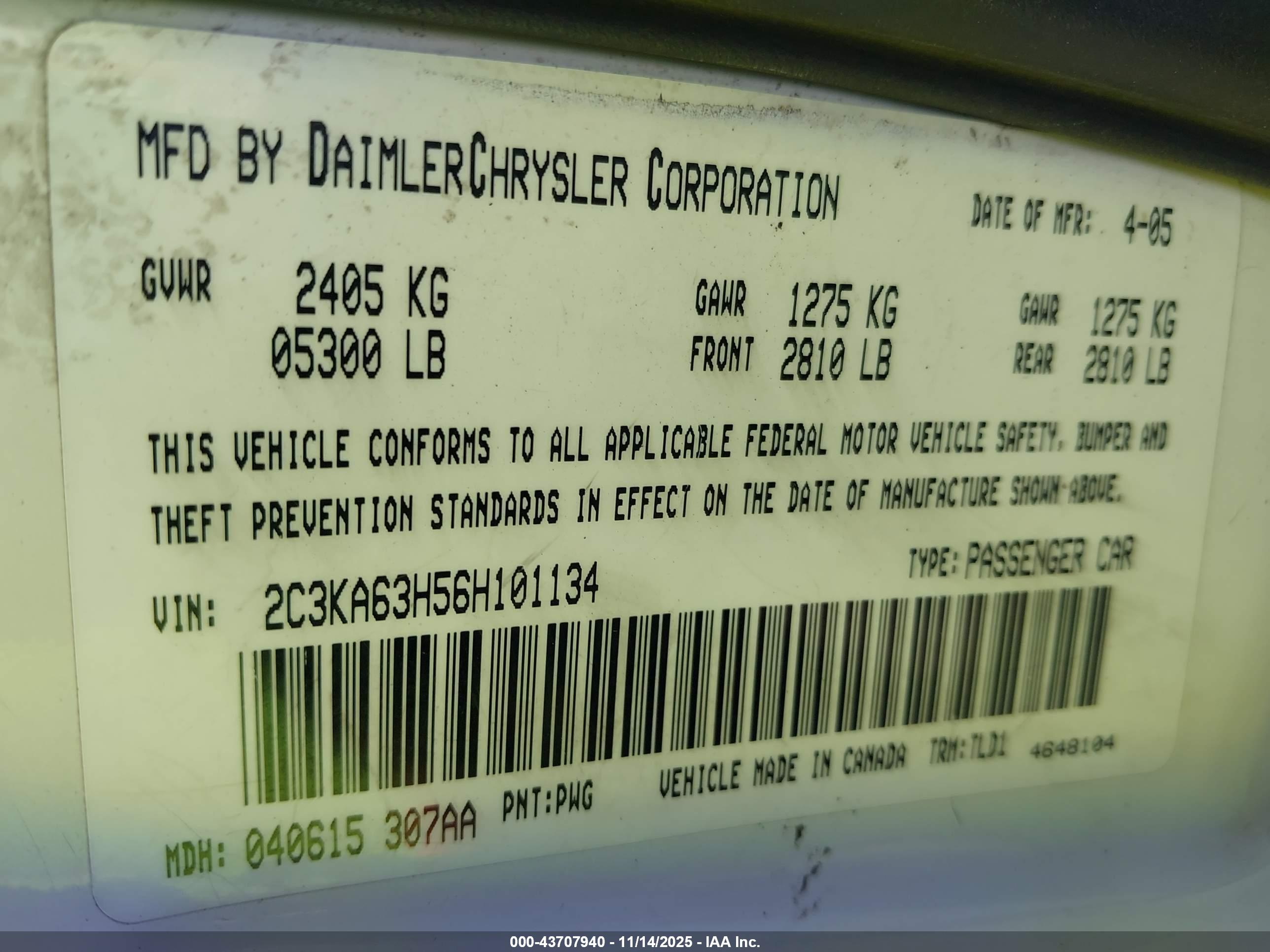 CHRYSLER 300C image 9