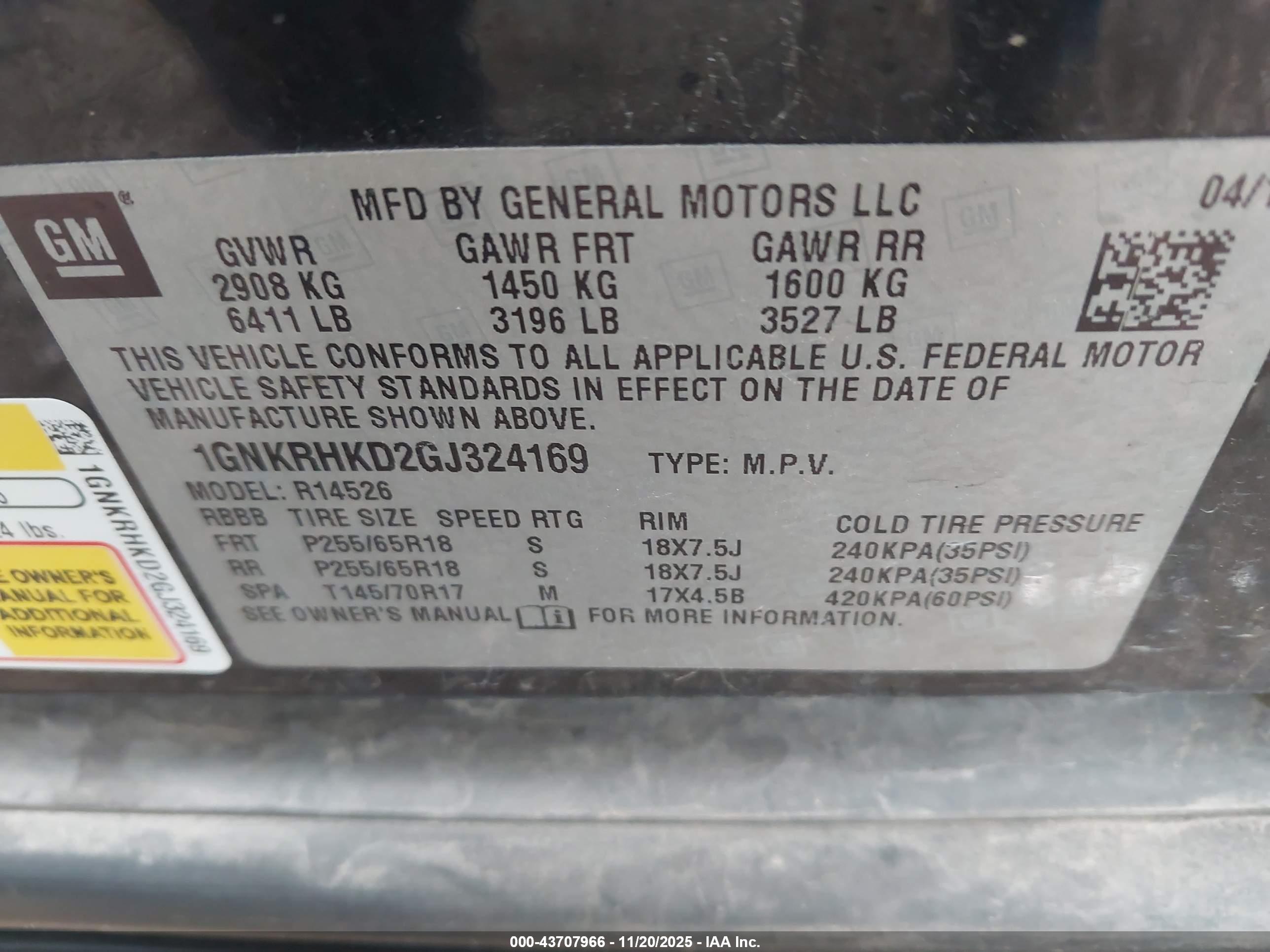 CHEVROLET TRAVERSE image 9
