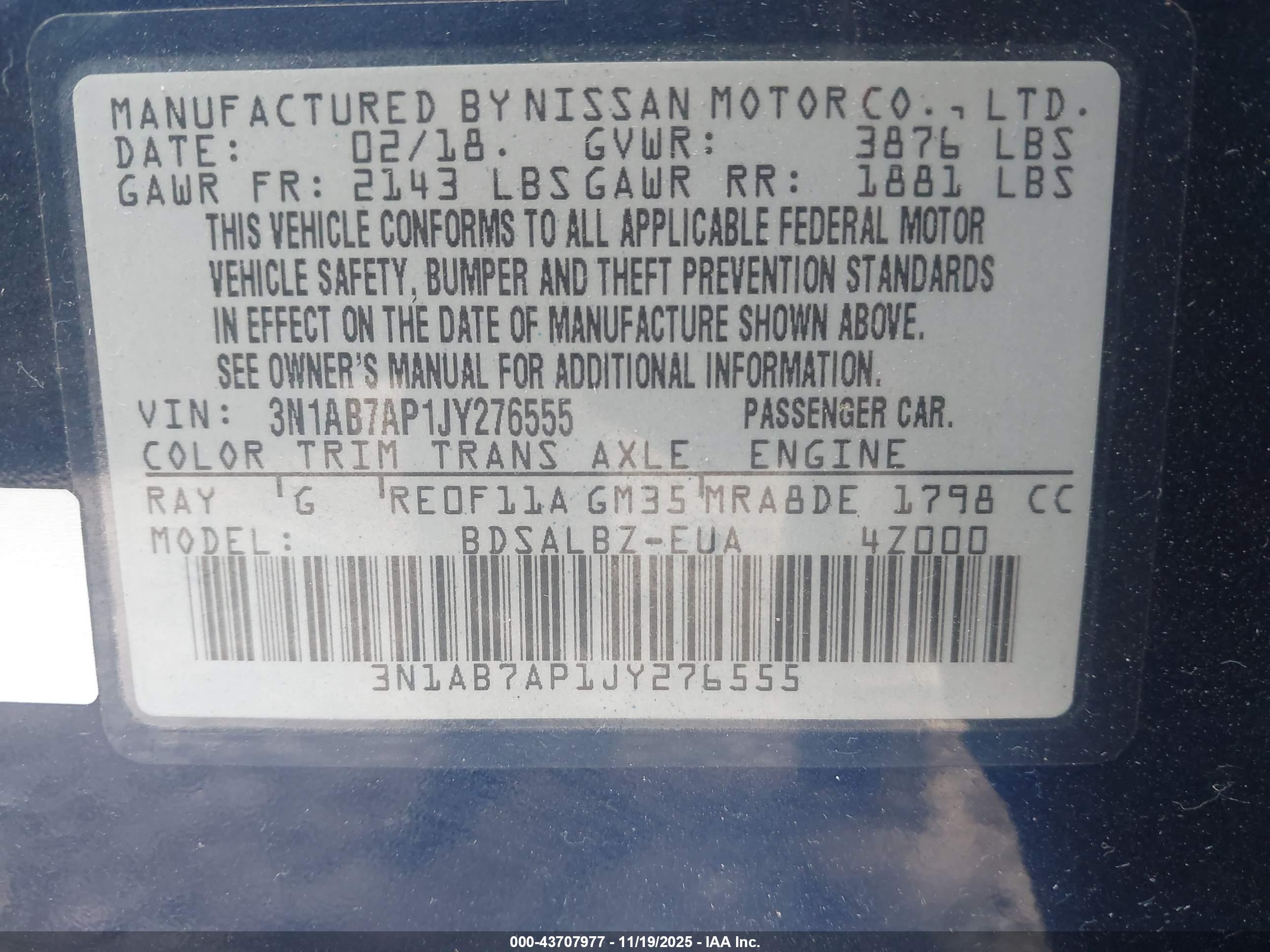 NISSAN SENTRA image 9