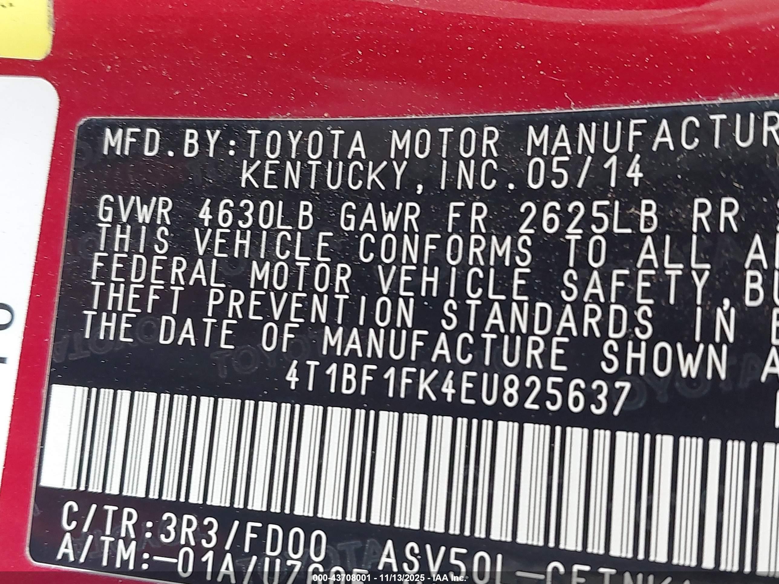TOYOTA CAMRY image 9