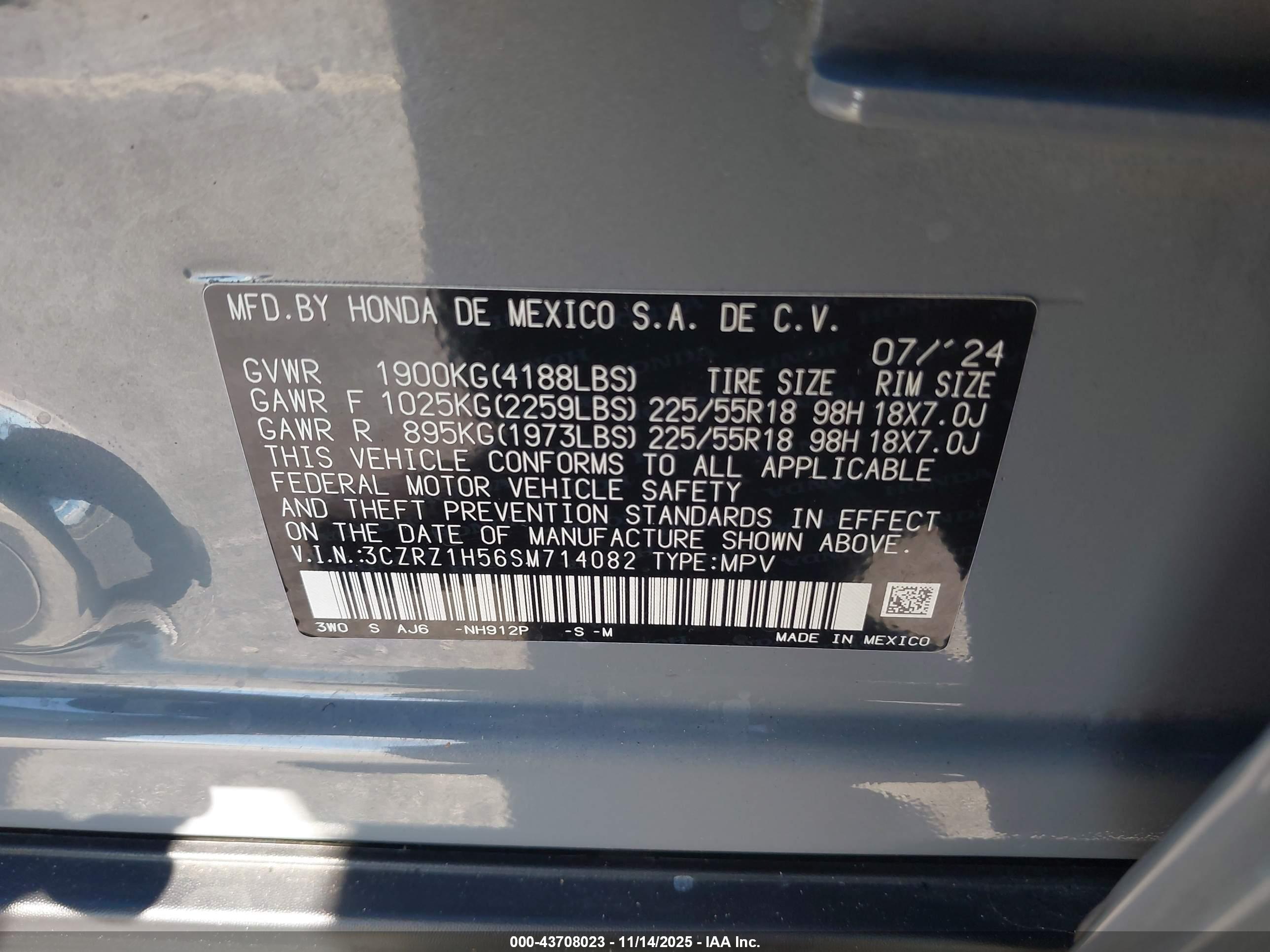 HONDA HR-V image 9
