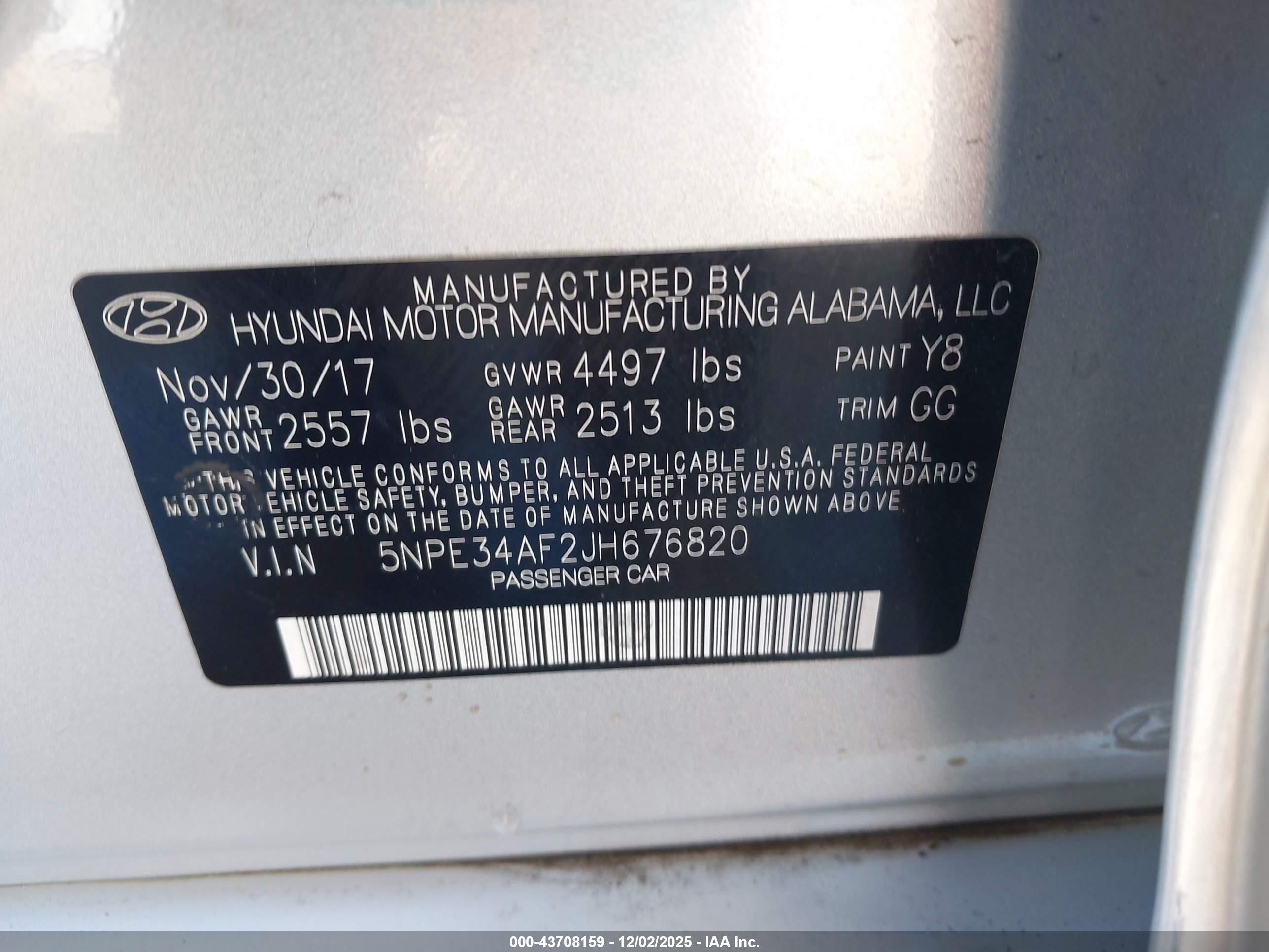 HYUNDAI SONATA image 9