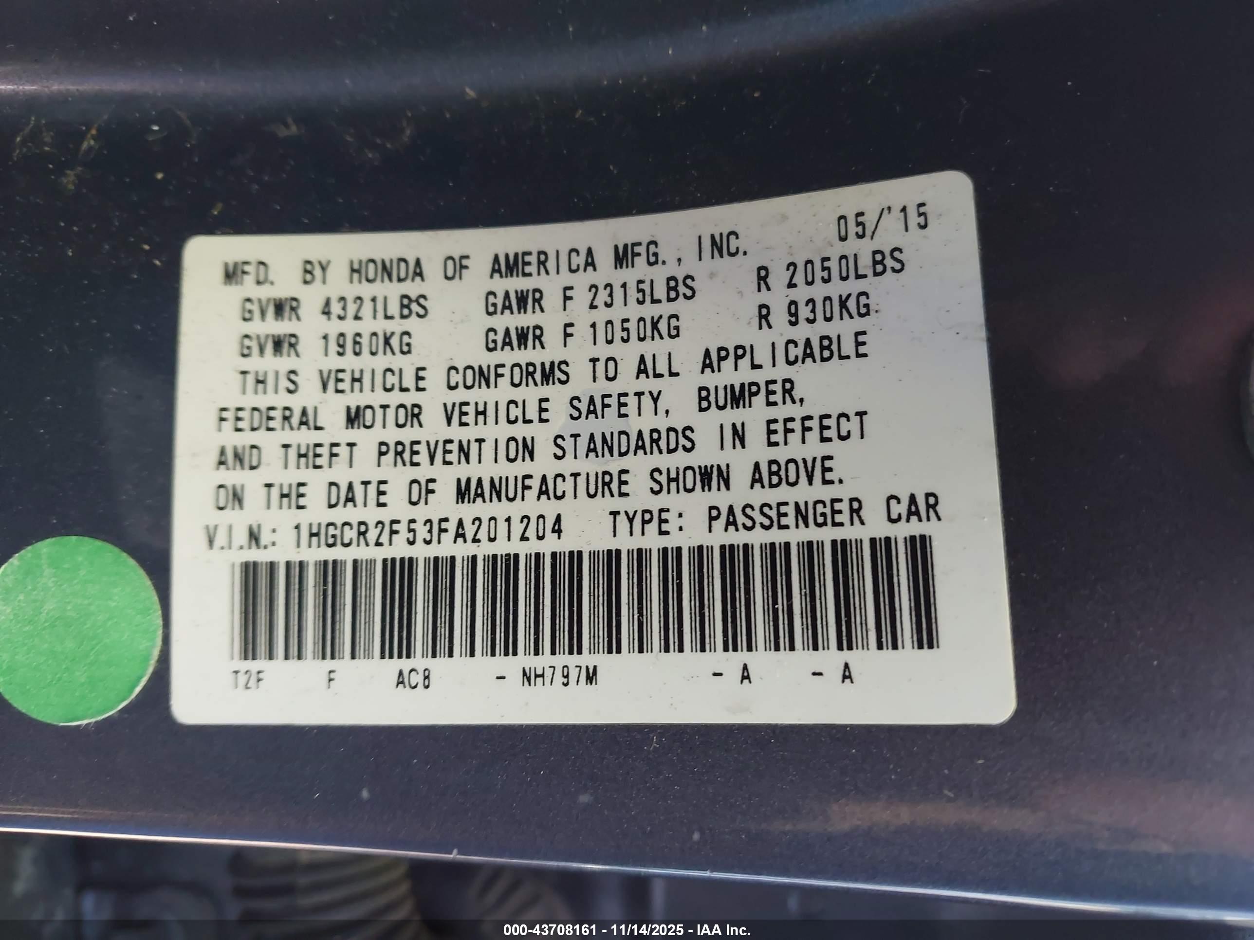 HONDA ACCORD image 9