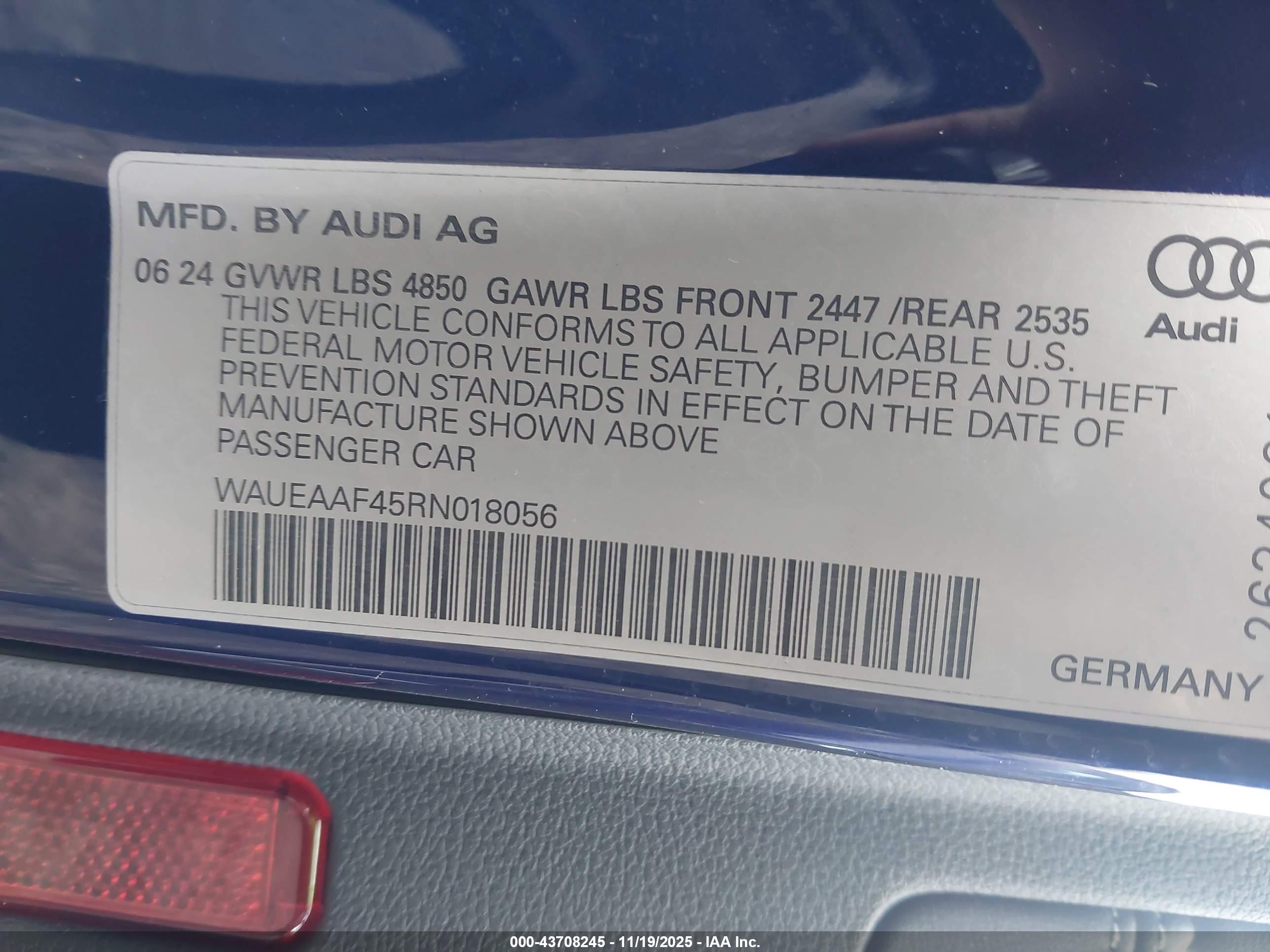 AUDI A4 image 9