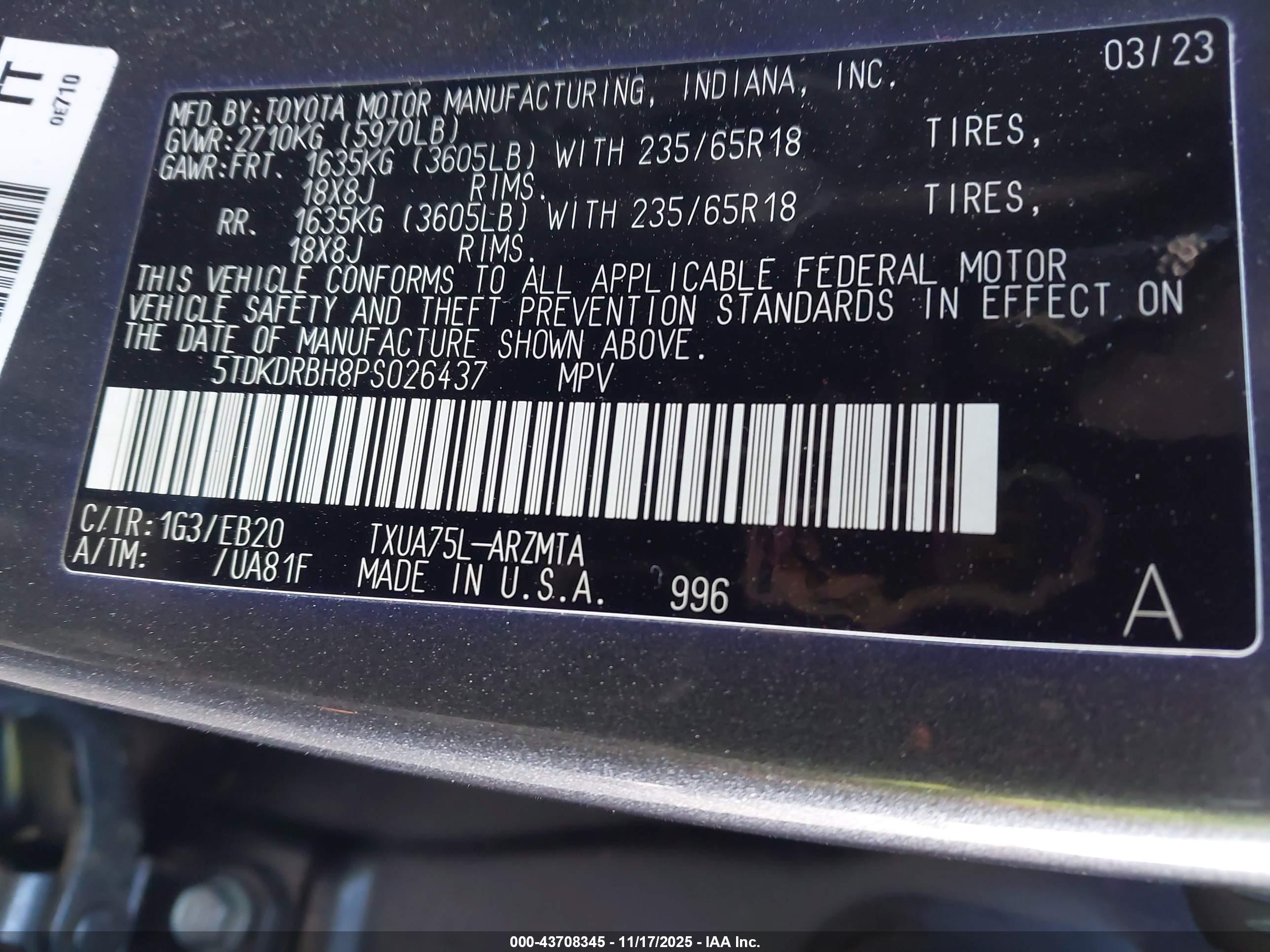 TOYOTA HIGHLANDER image 9