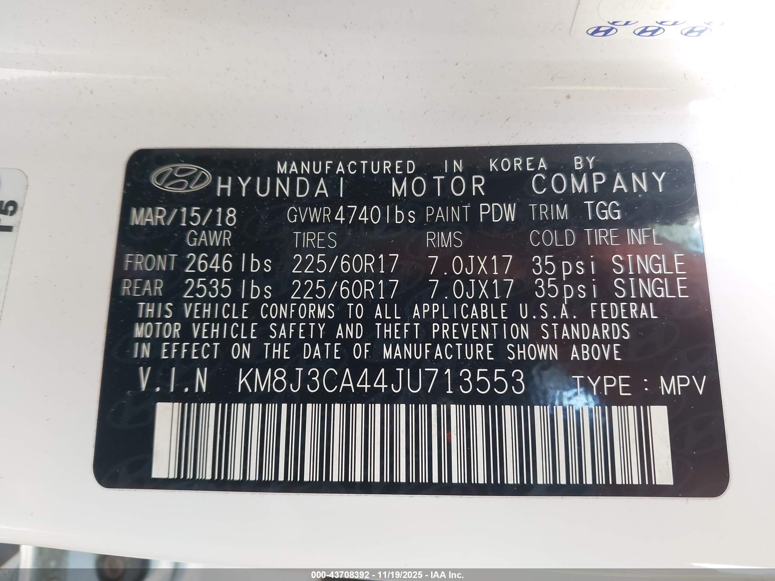 HYUNDAI TUCSON image 9