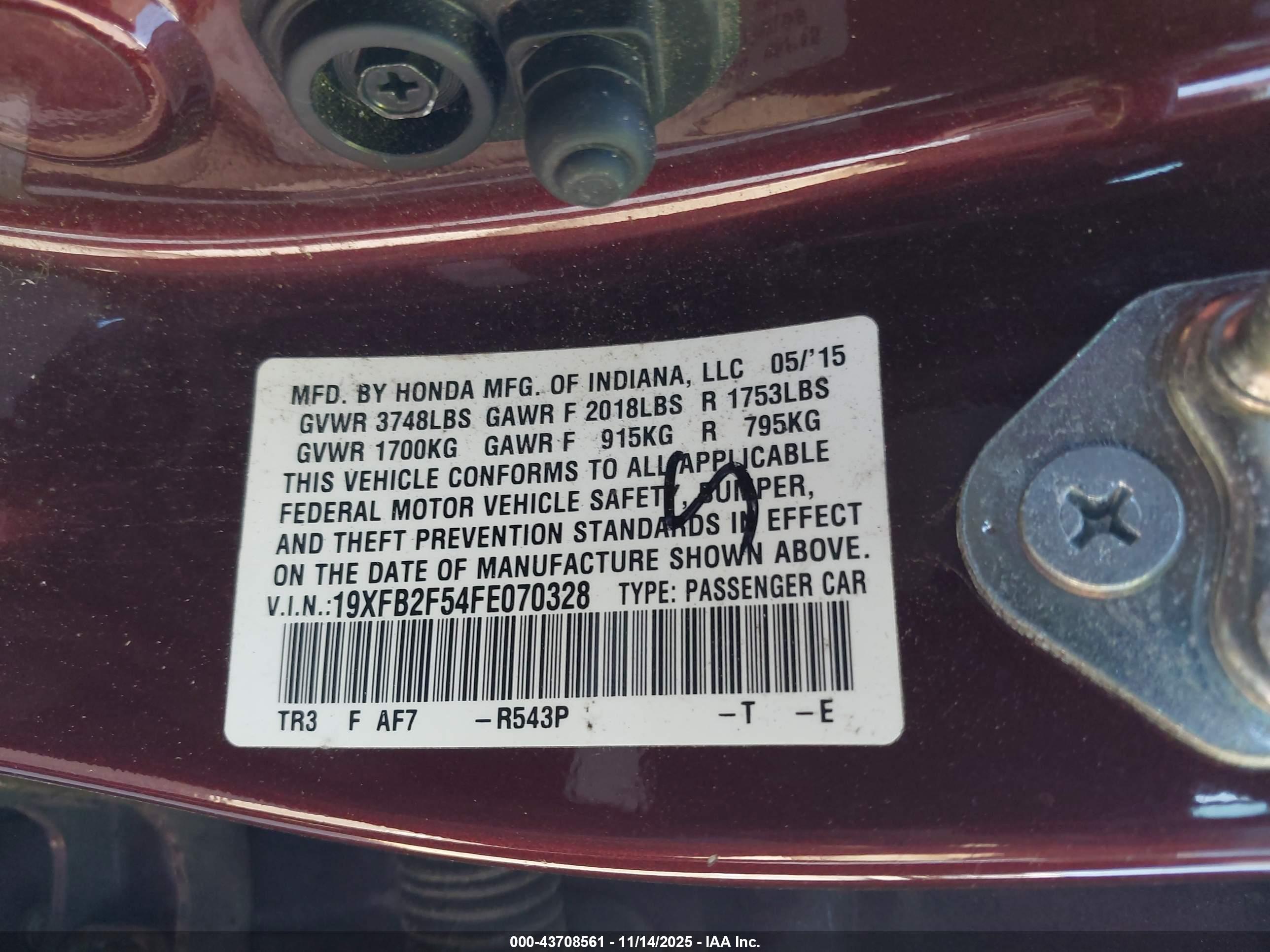HONDA CIVIC image 9