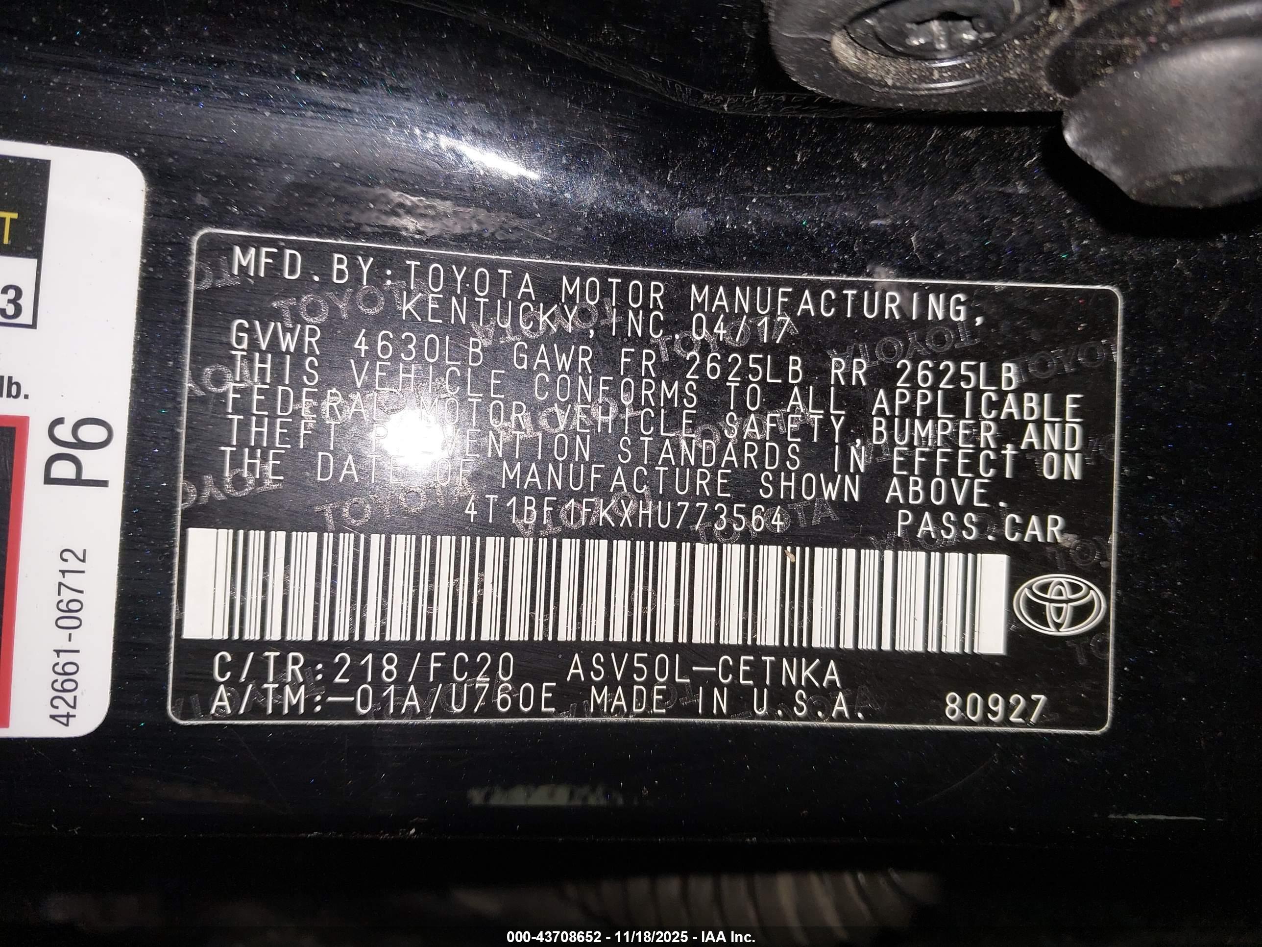 TOYOTA CAMRY image 9