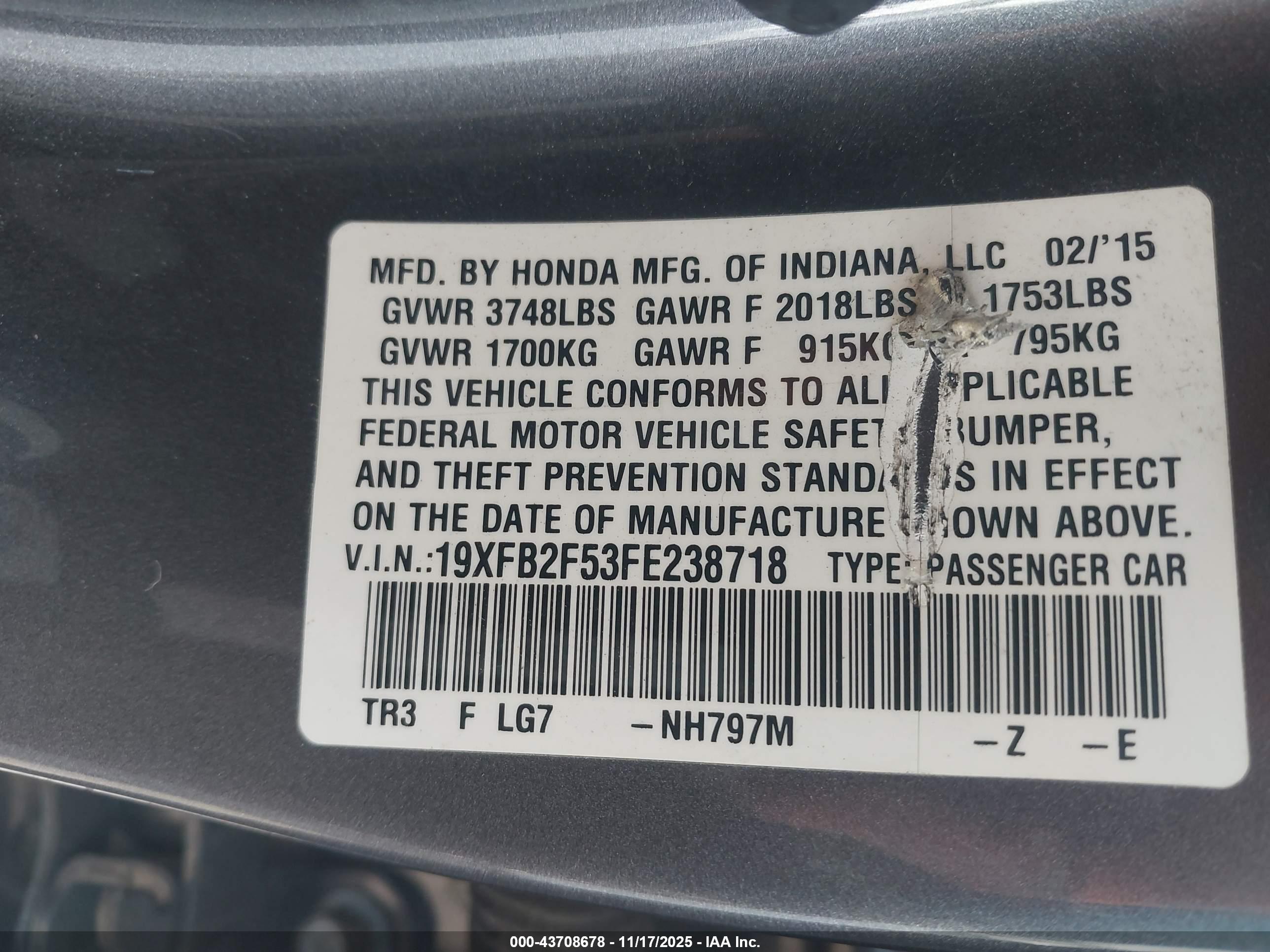 HONDA CIVIC image 9
