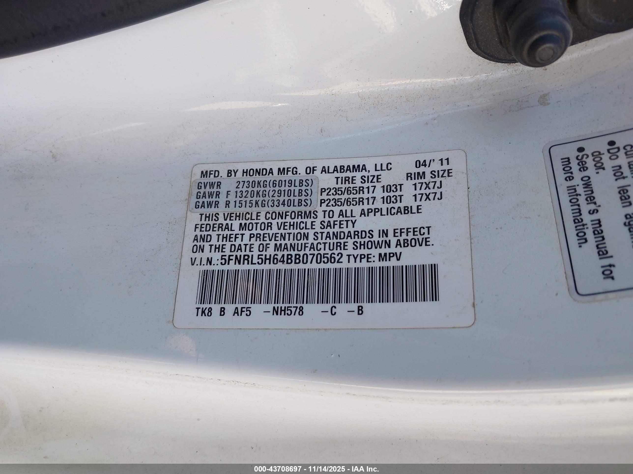 HONDA ODYSSEY image 9