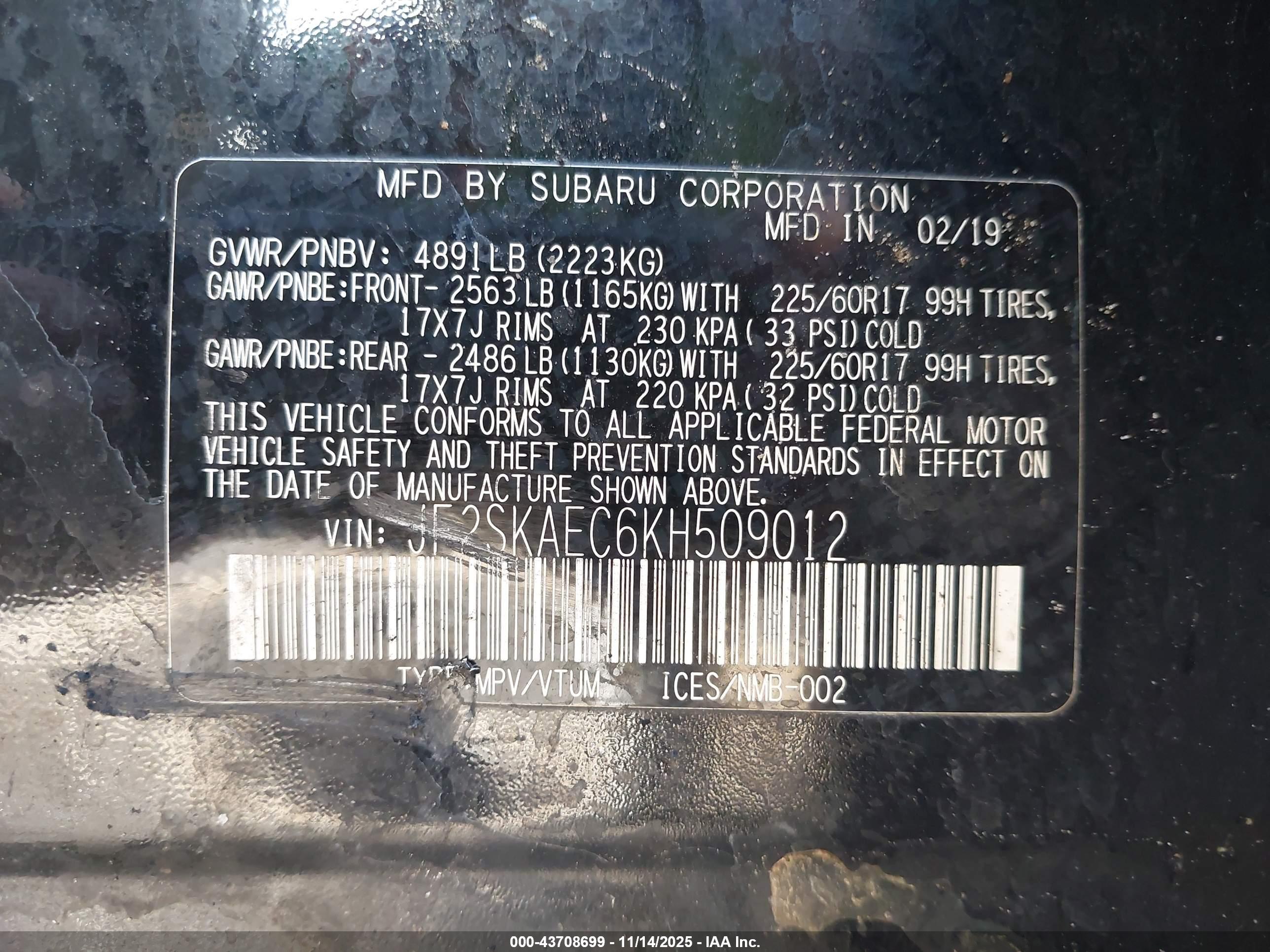 SUBARU FORESTER image 9