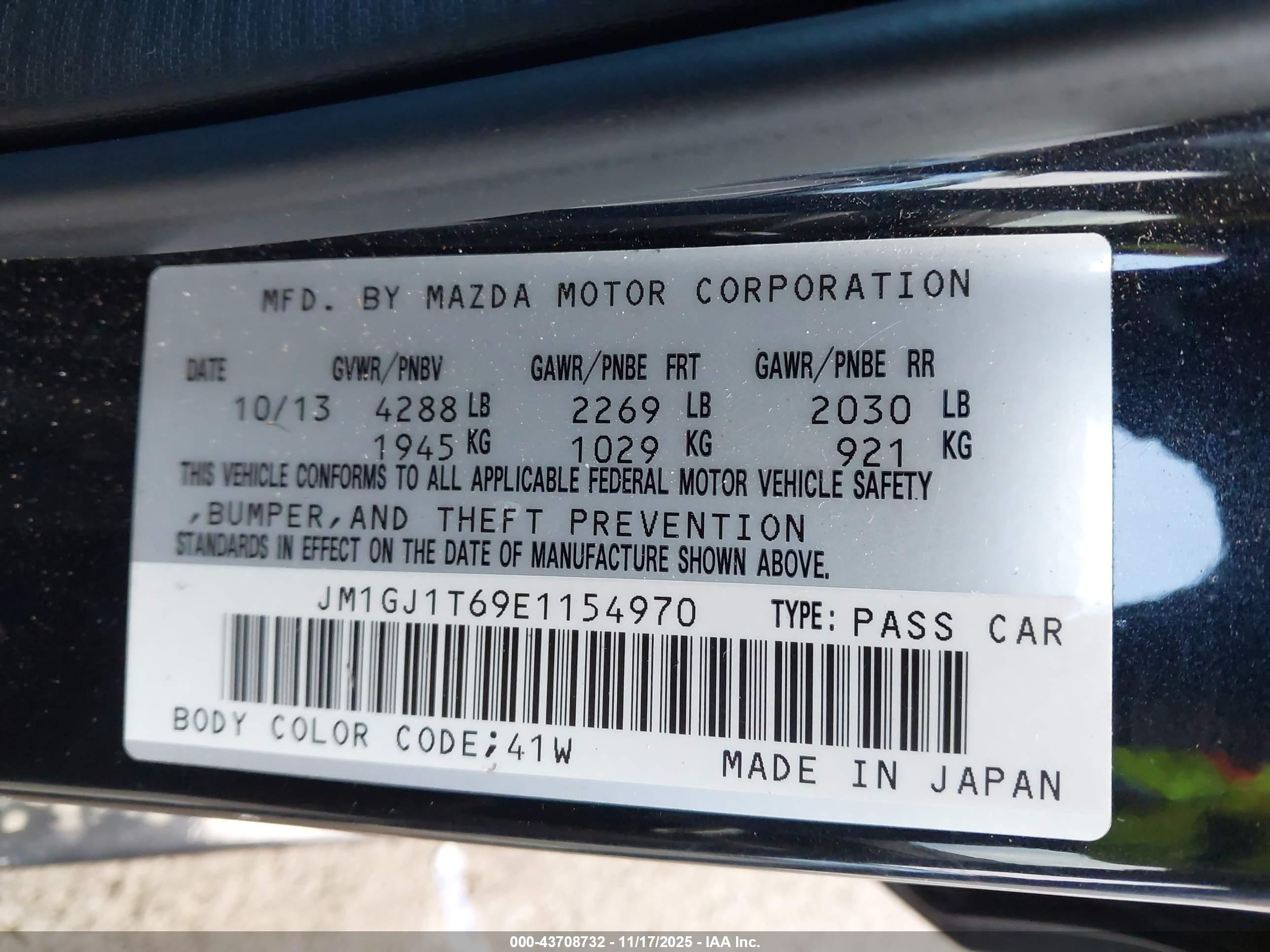 MAZDA MAZDA6 image 9