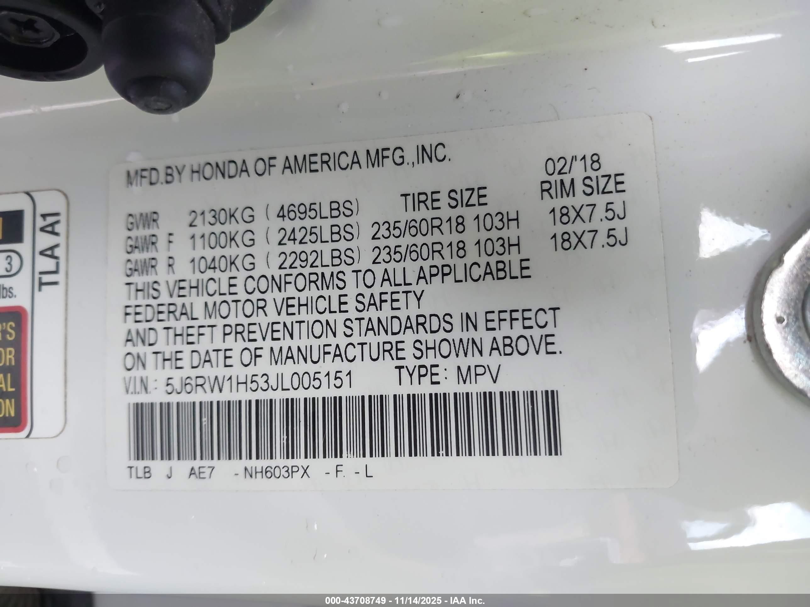 HONDA CR-V image 9