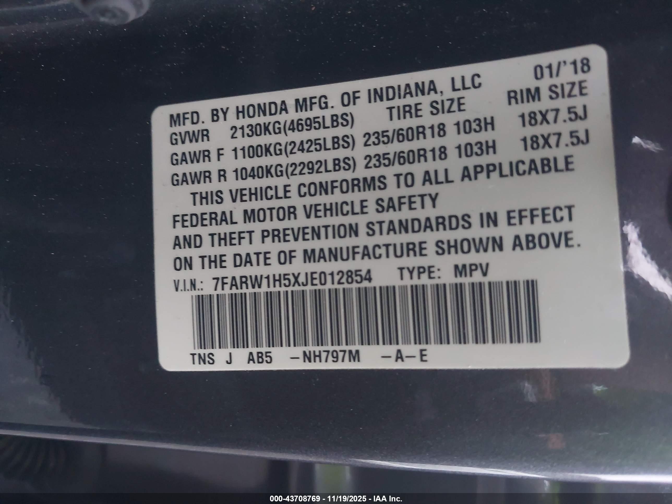 HONDA CR-V image 9