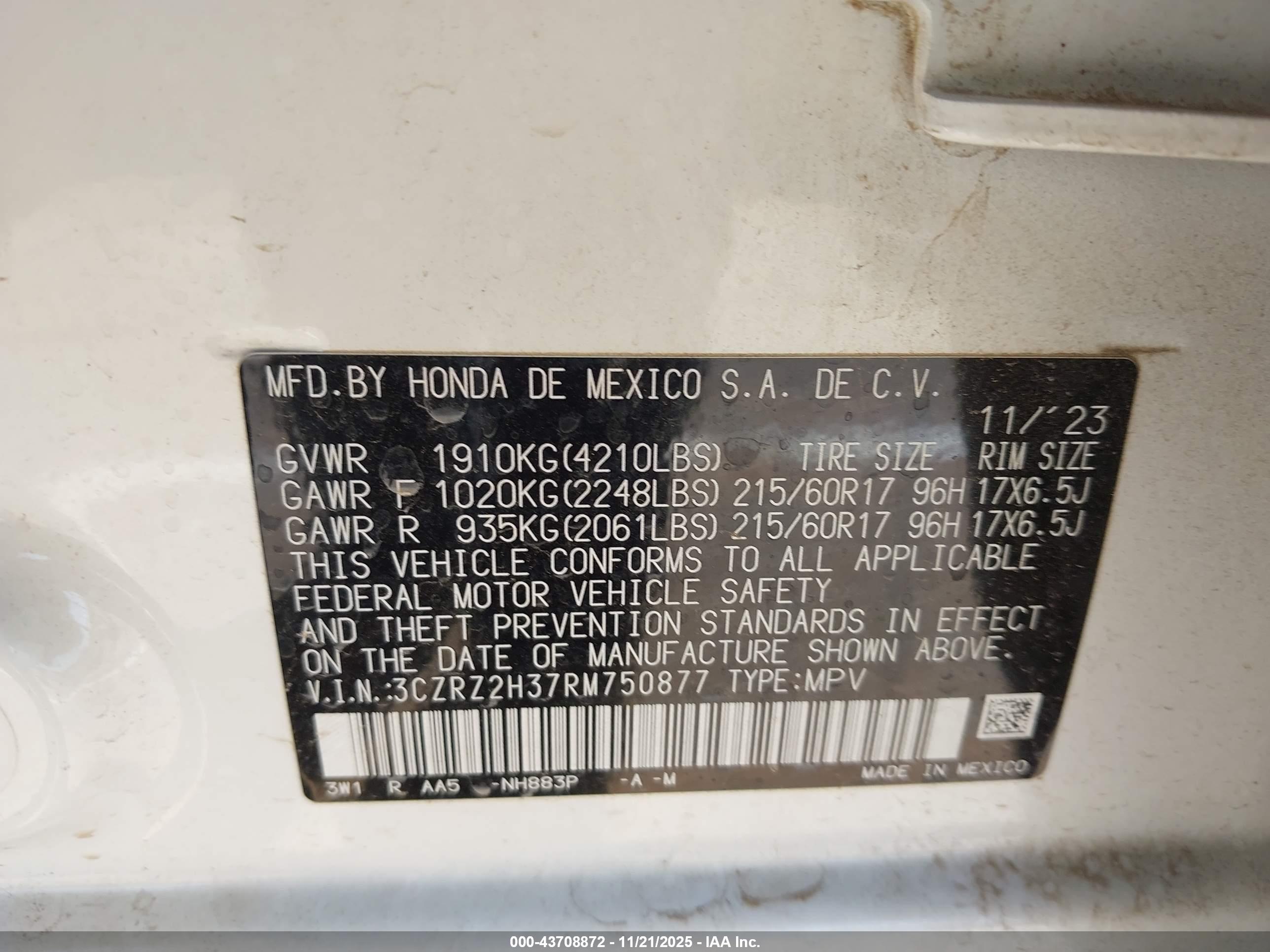 HONDA HR-V image 9