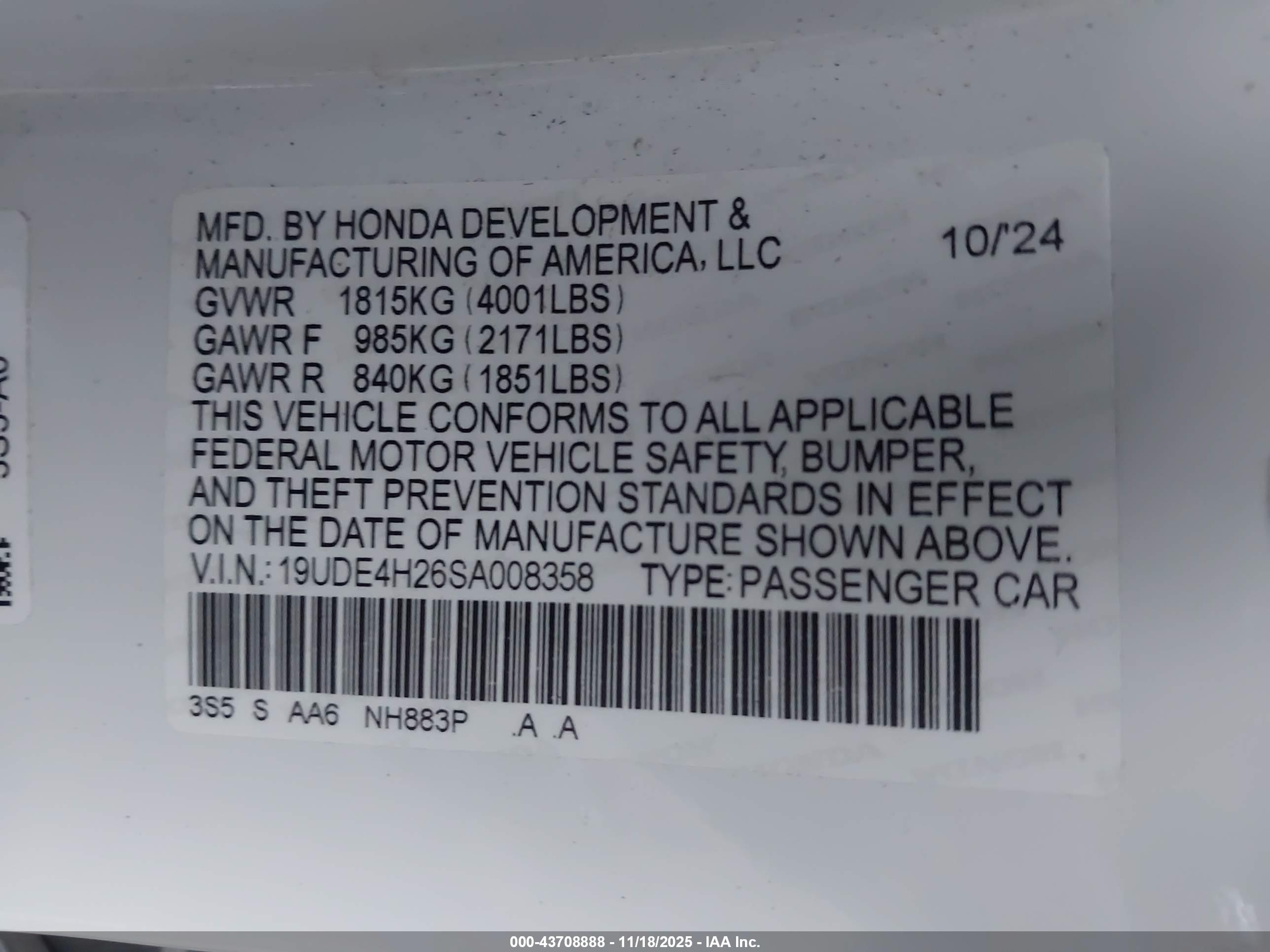 ACURA INTEGRA image 9
