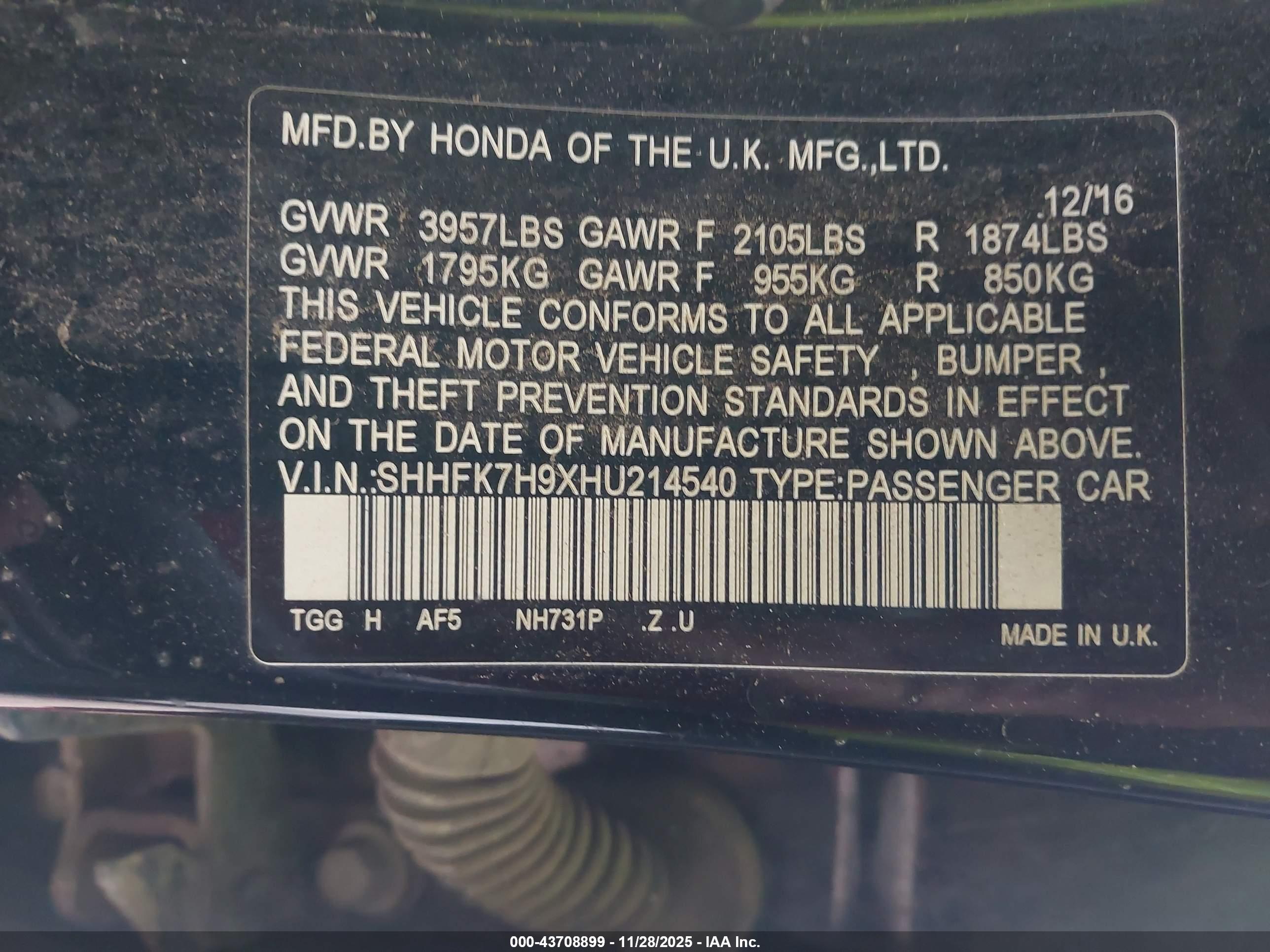 HONDA CIVIC image 9