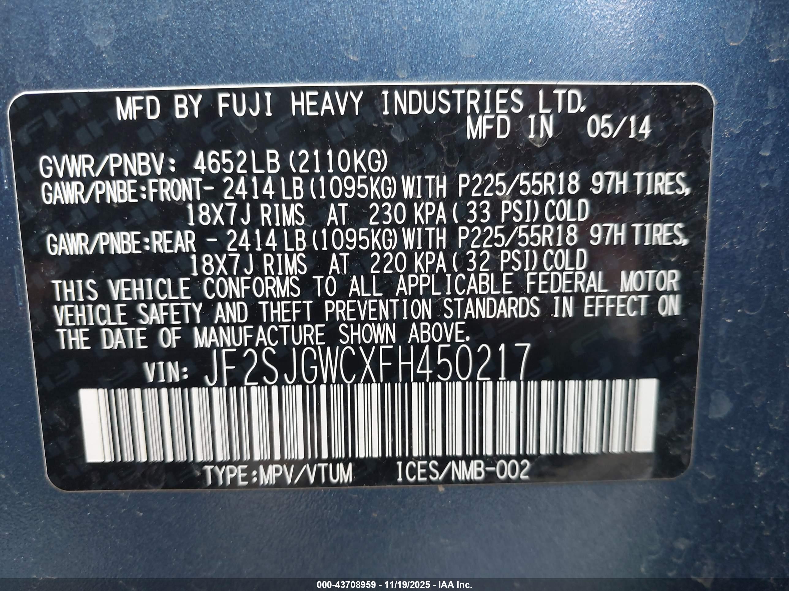 SUBARU FORESTER image 9