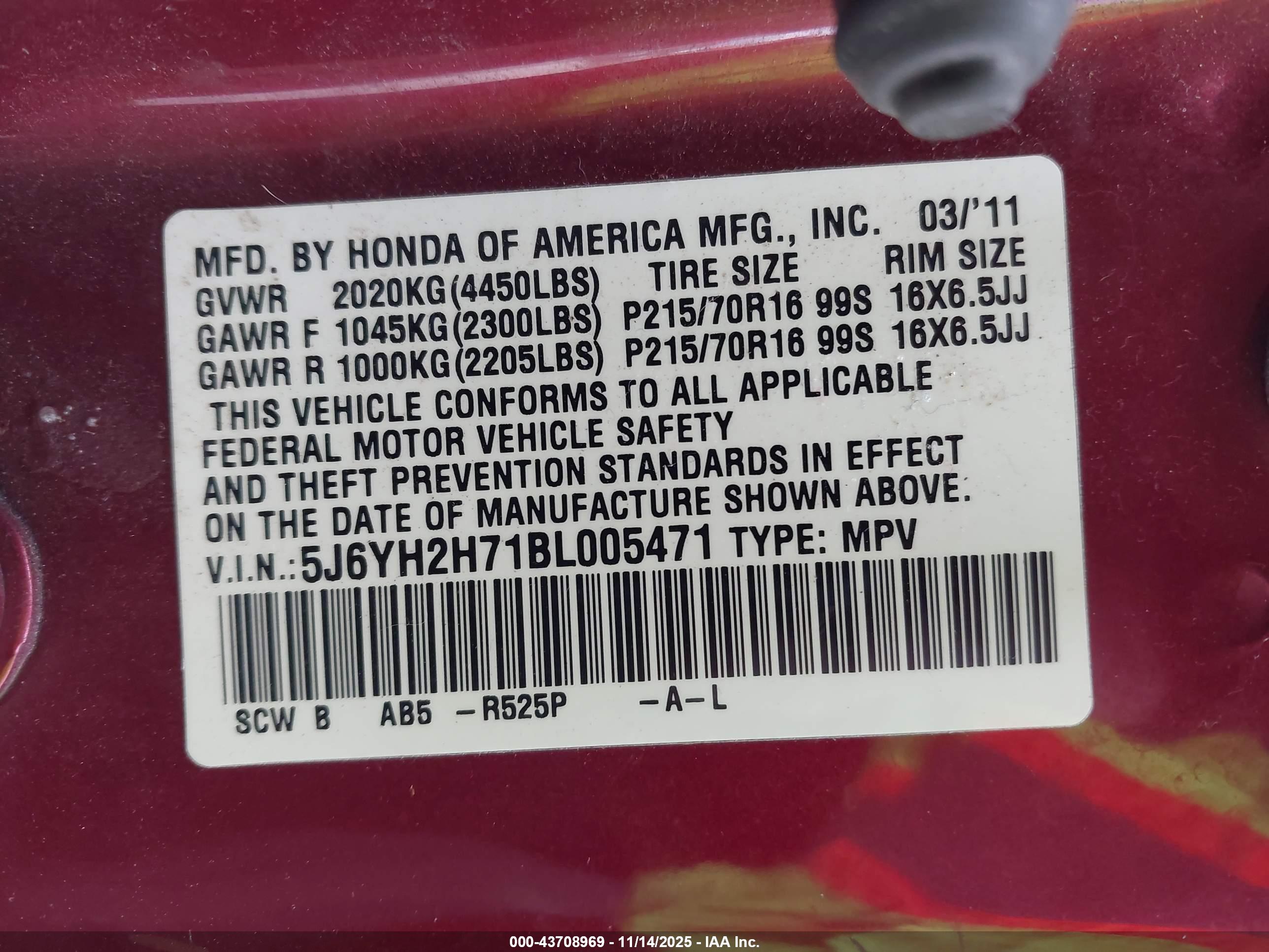 HONDA ELEMENT image 9