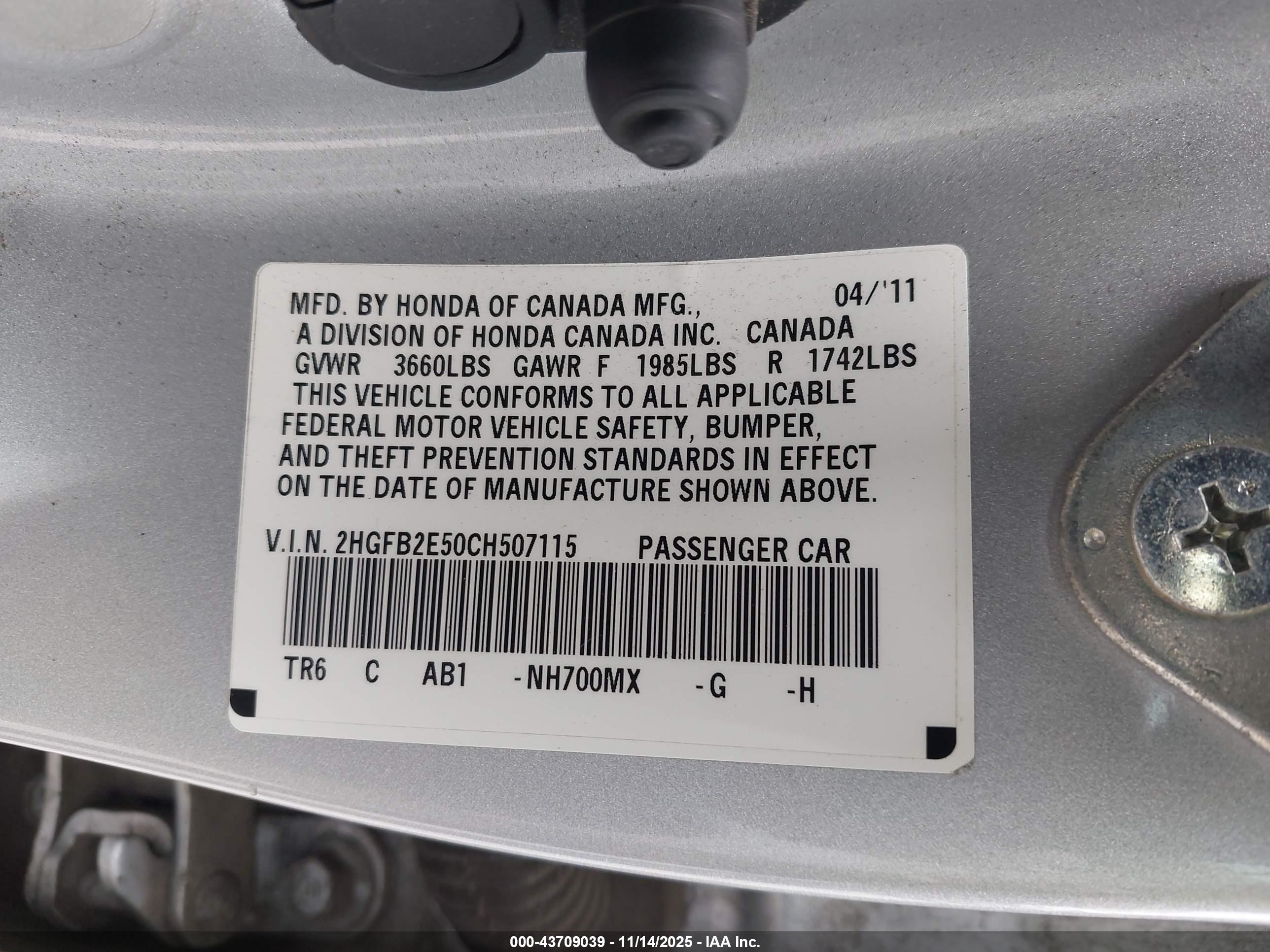 HONDA CIVIC image 9