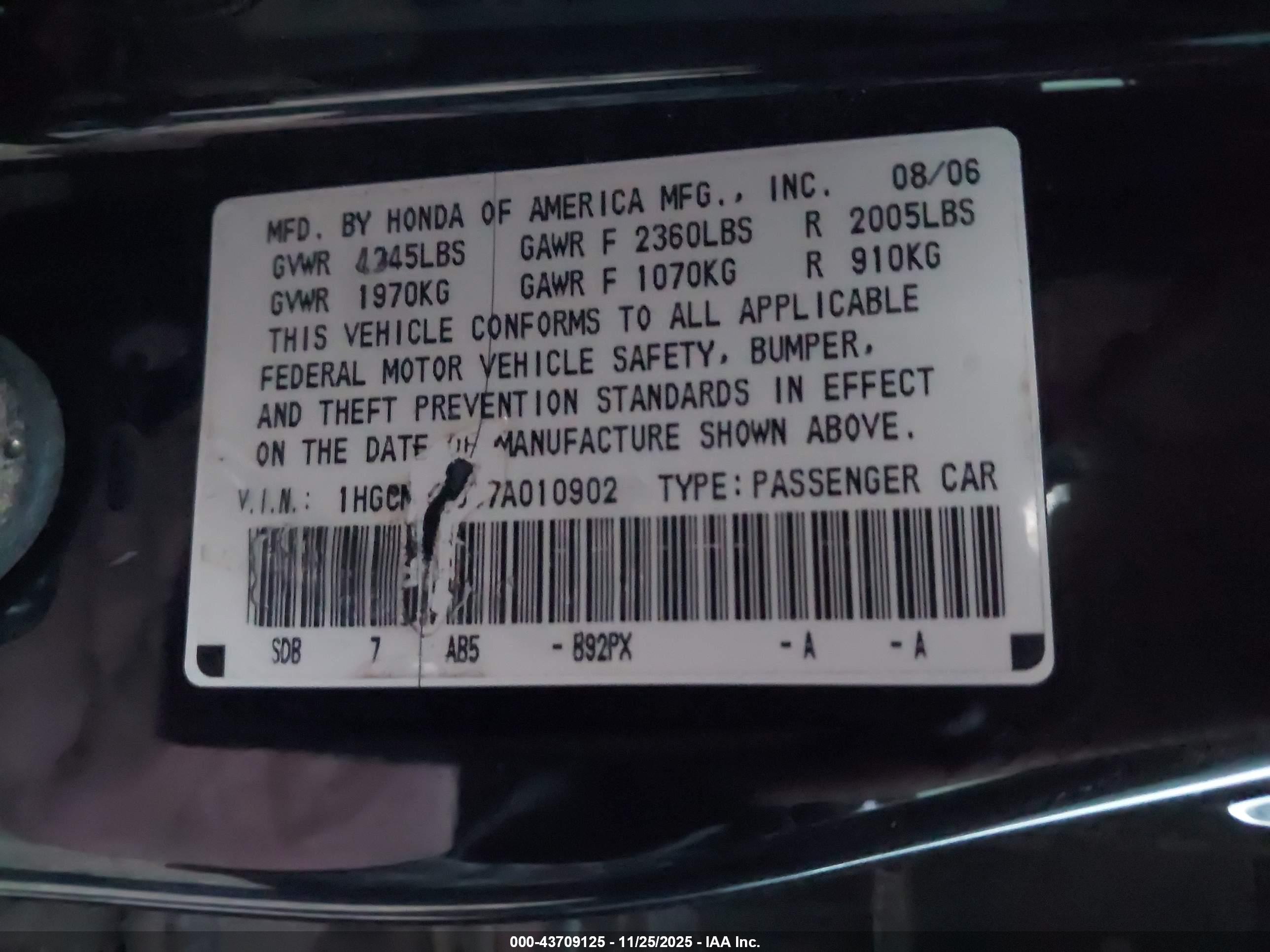 HONDA ACCORD image 9