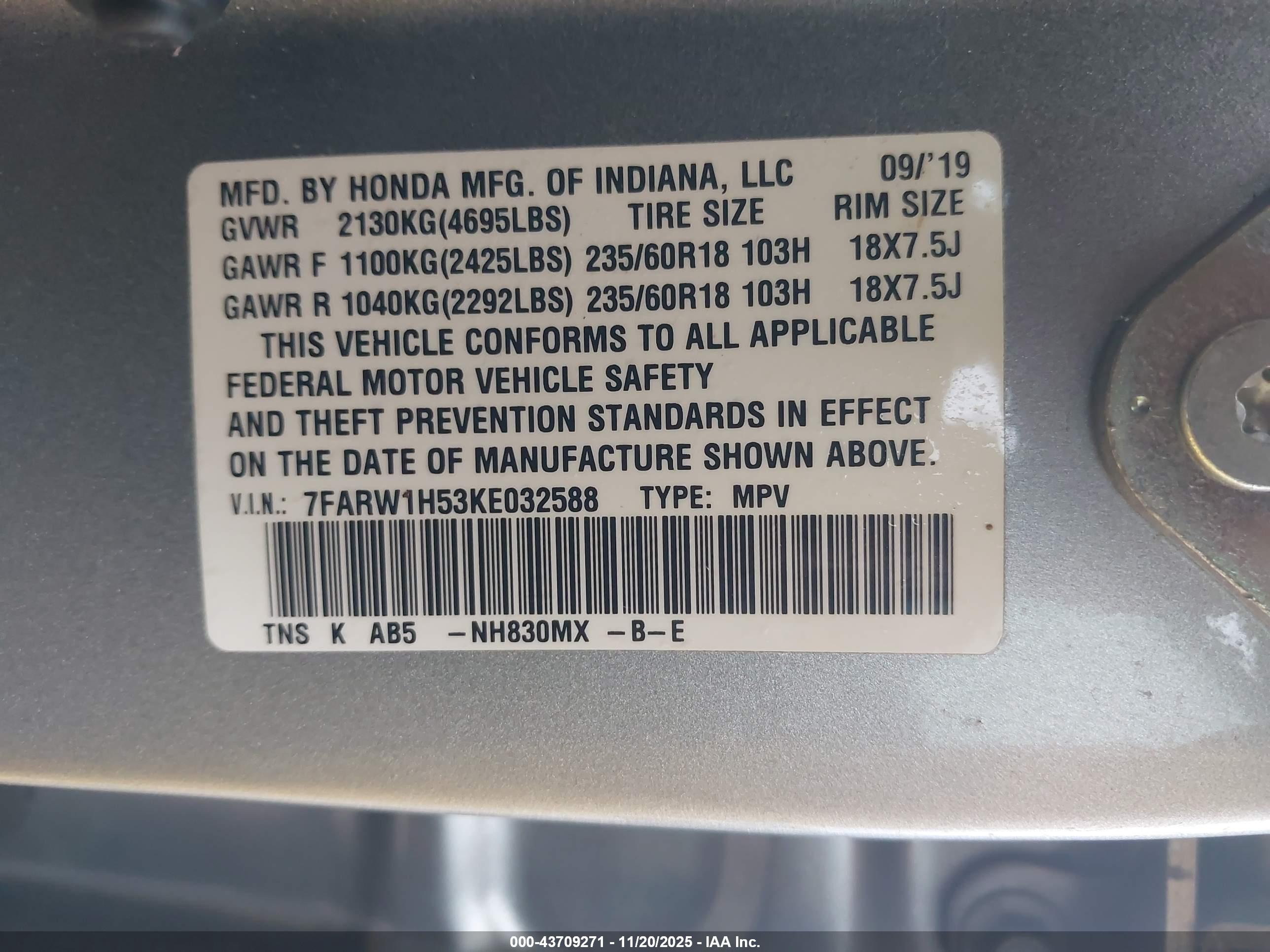 HONDA CR-V image 9
