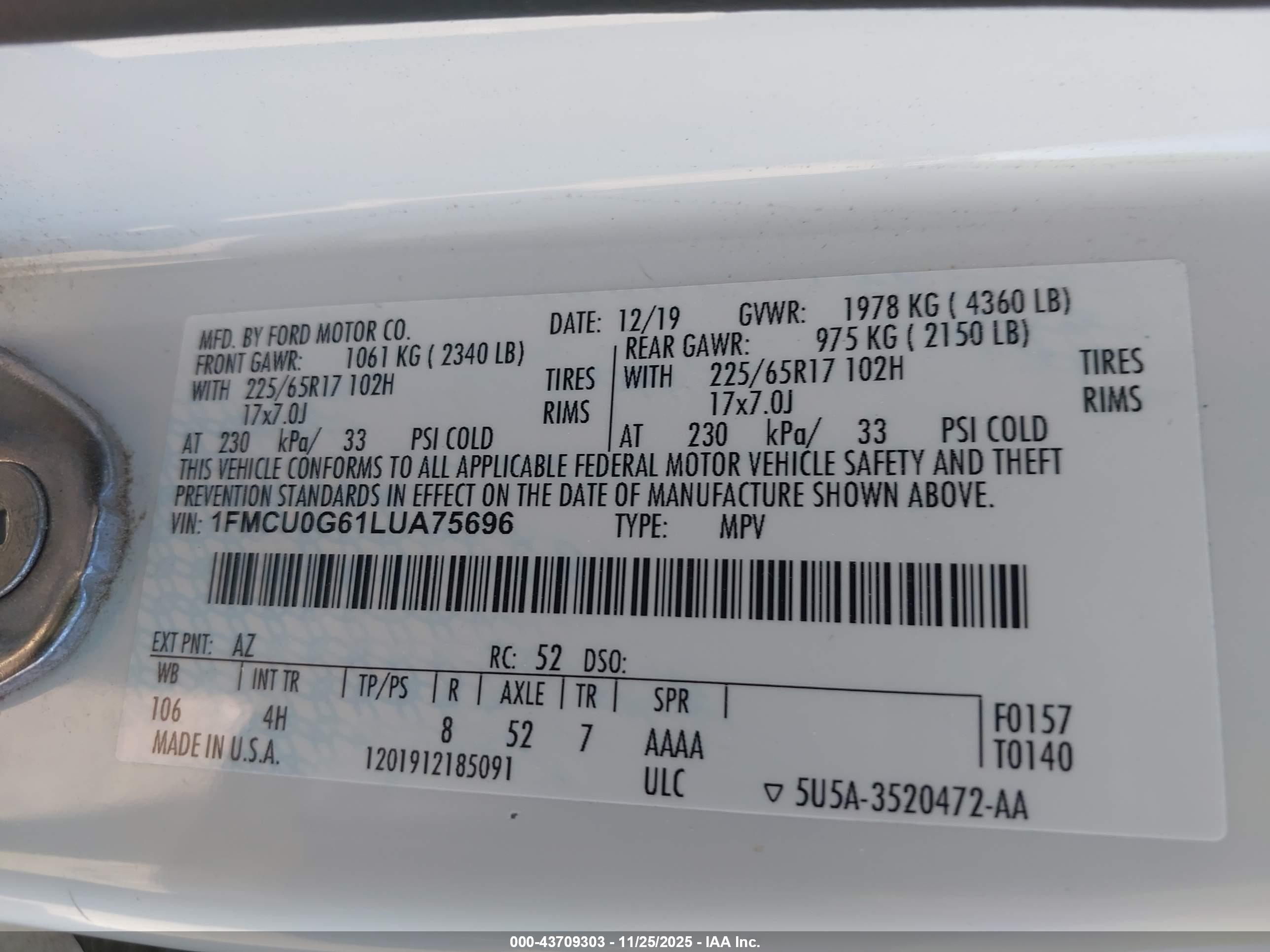FORD ESCAPE image 9