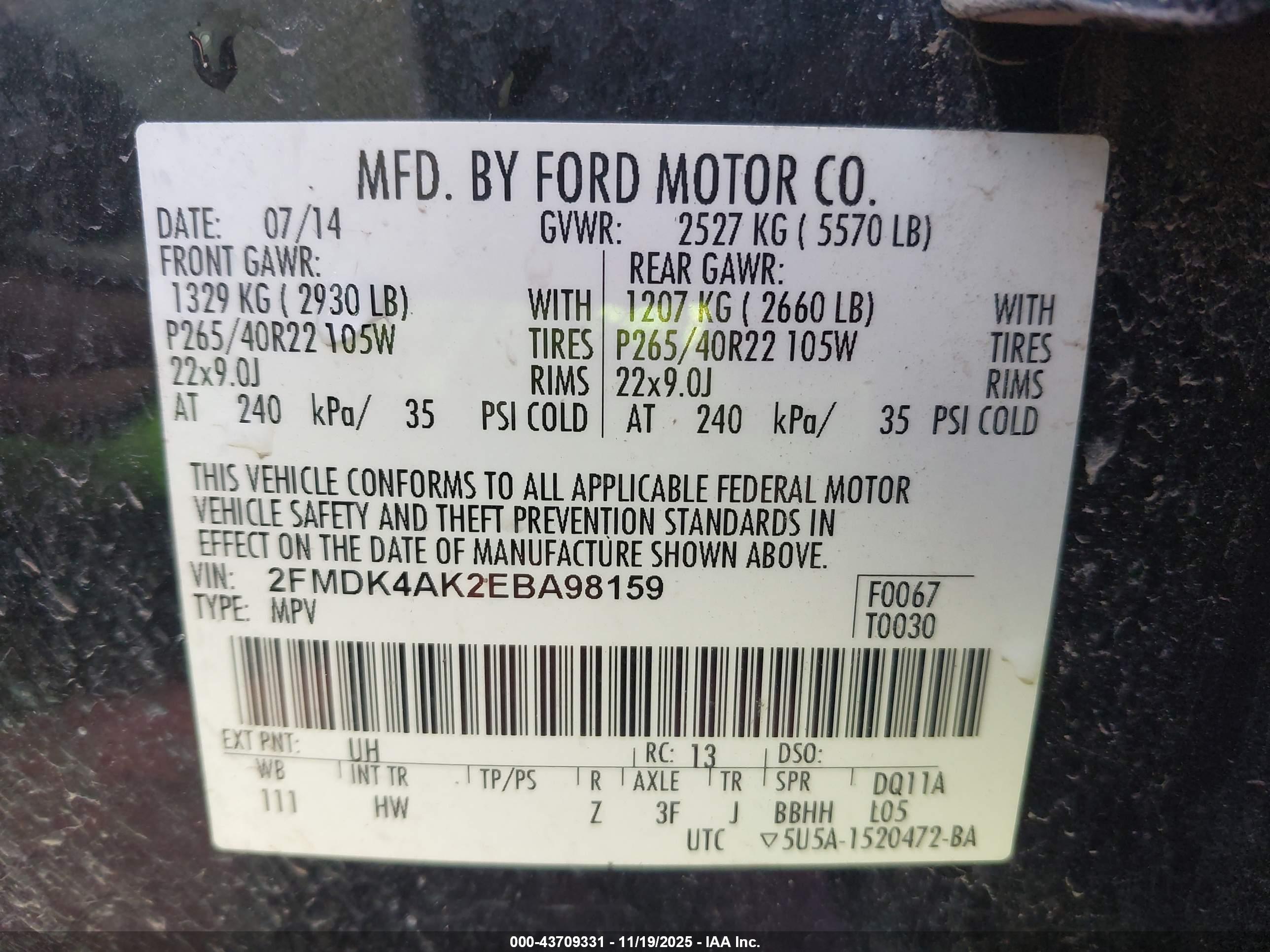 FORD EDGE image 9