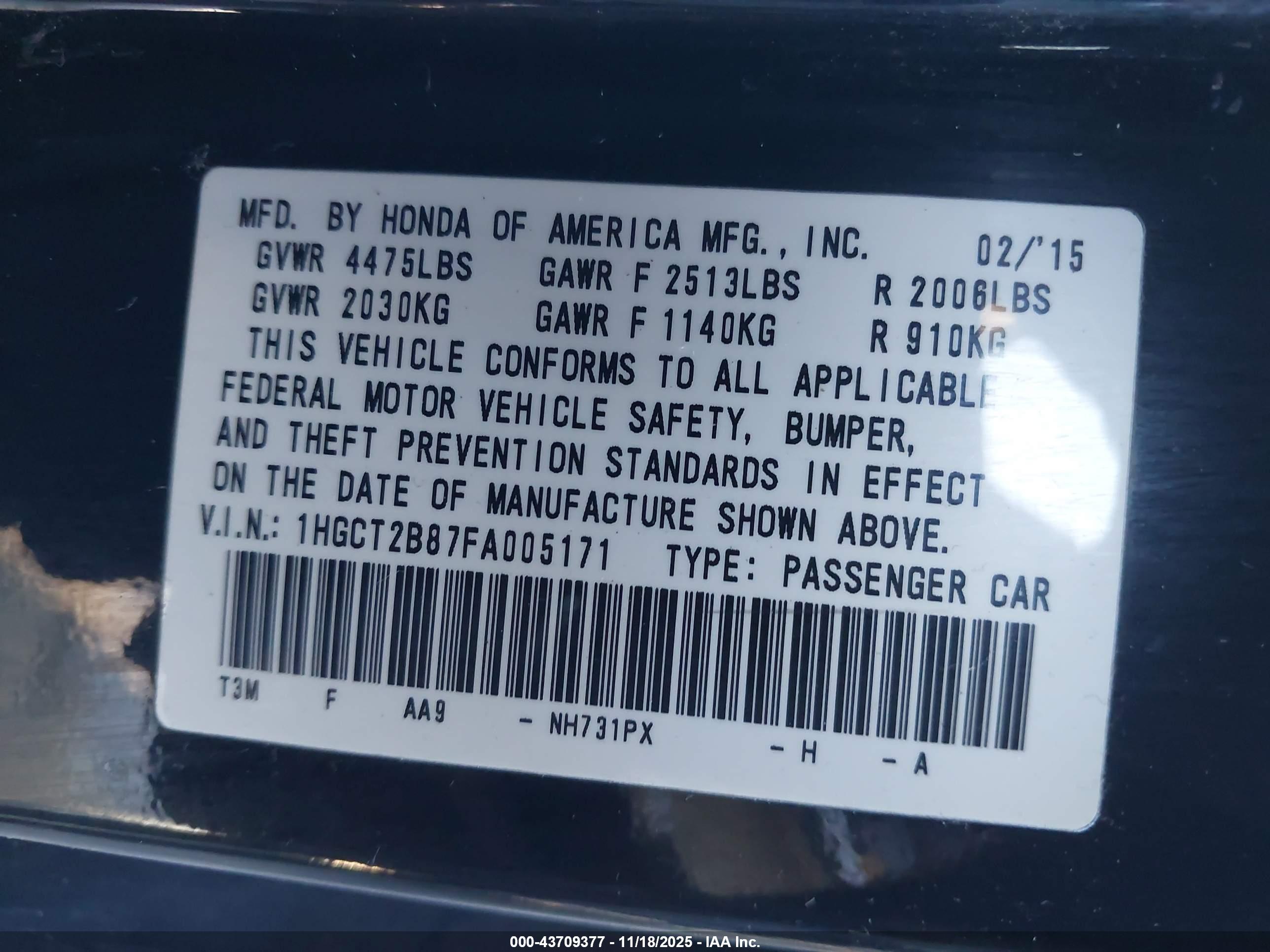HONDA ACCORD image 9
