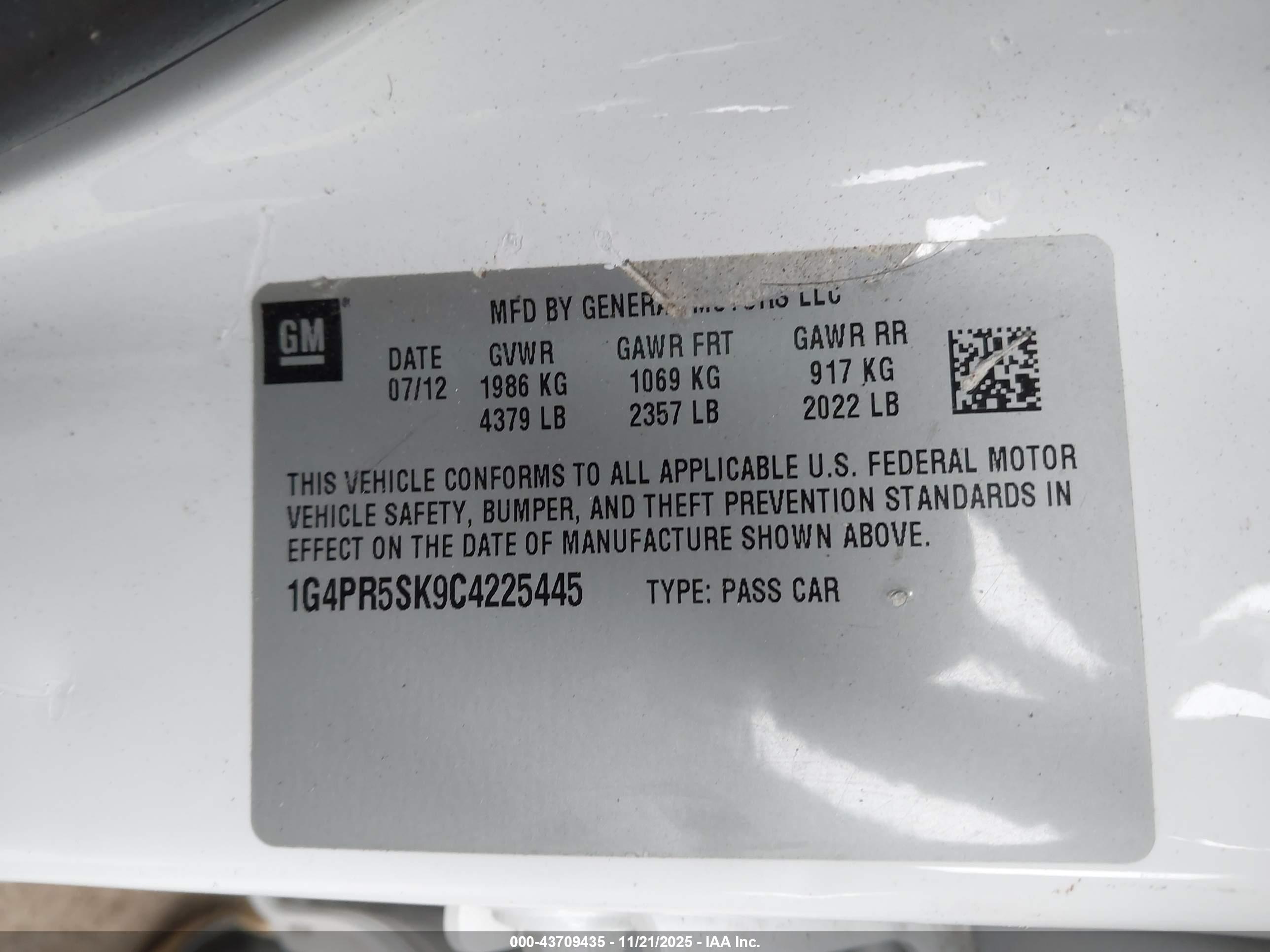 BUICK VERANO image 9