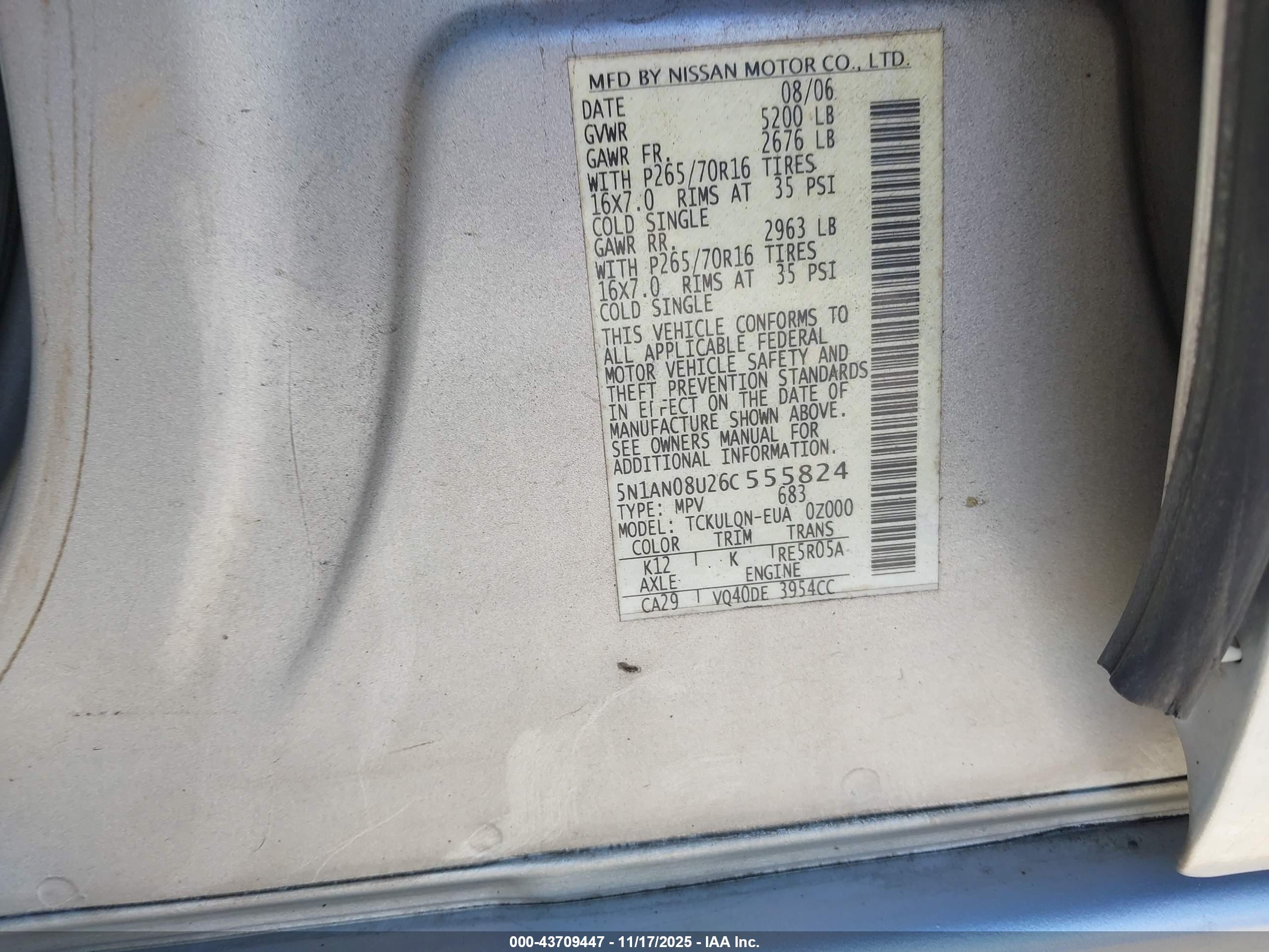 NISSAN XTERRA image 9