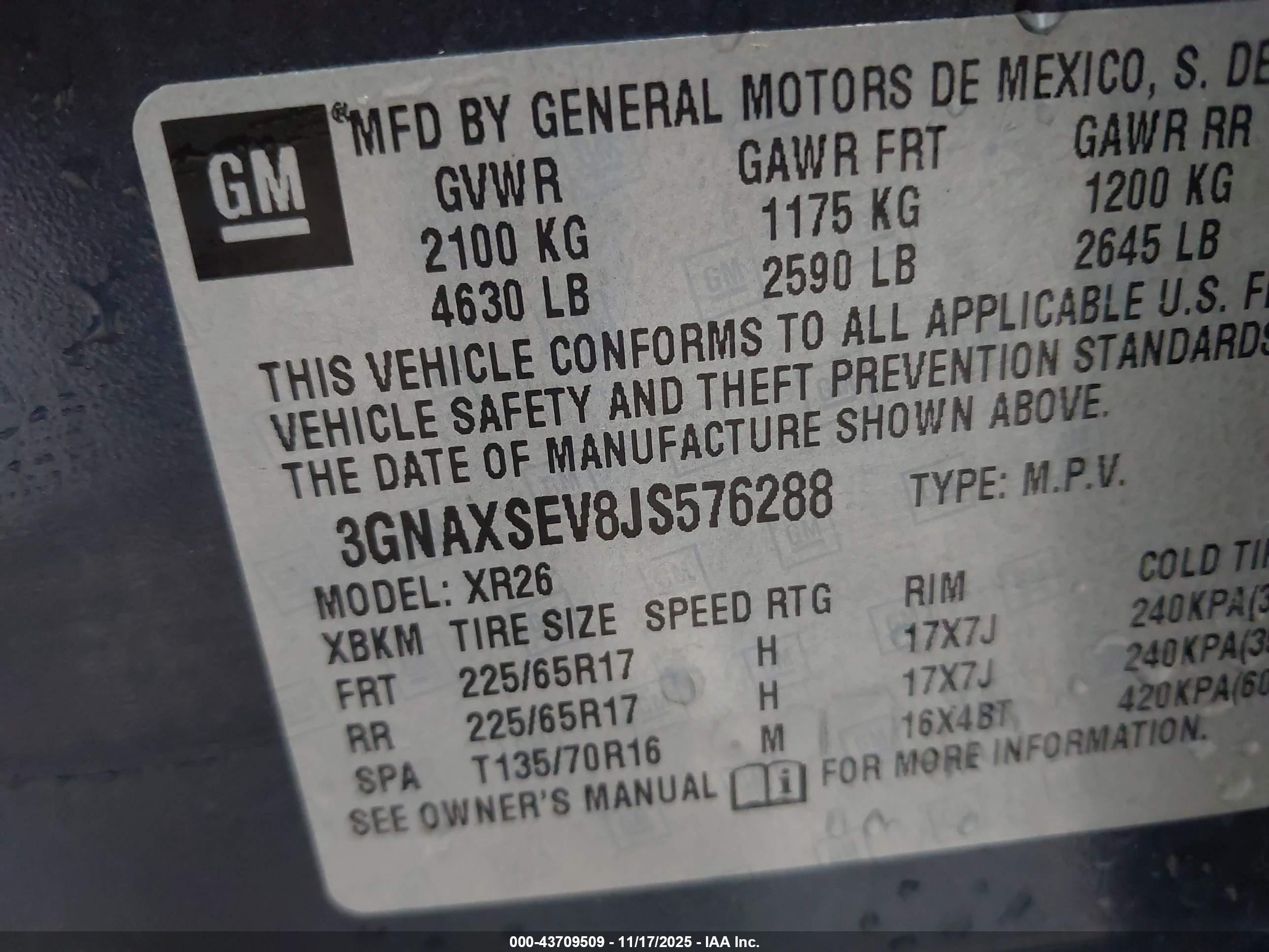 CHEVROLET EQUINOX image 9