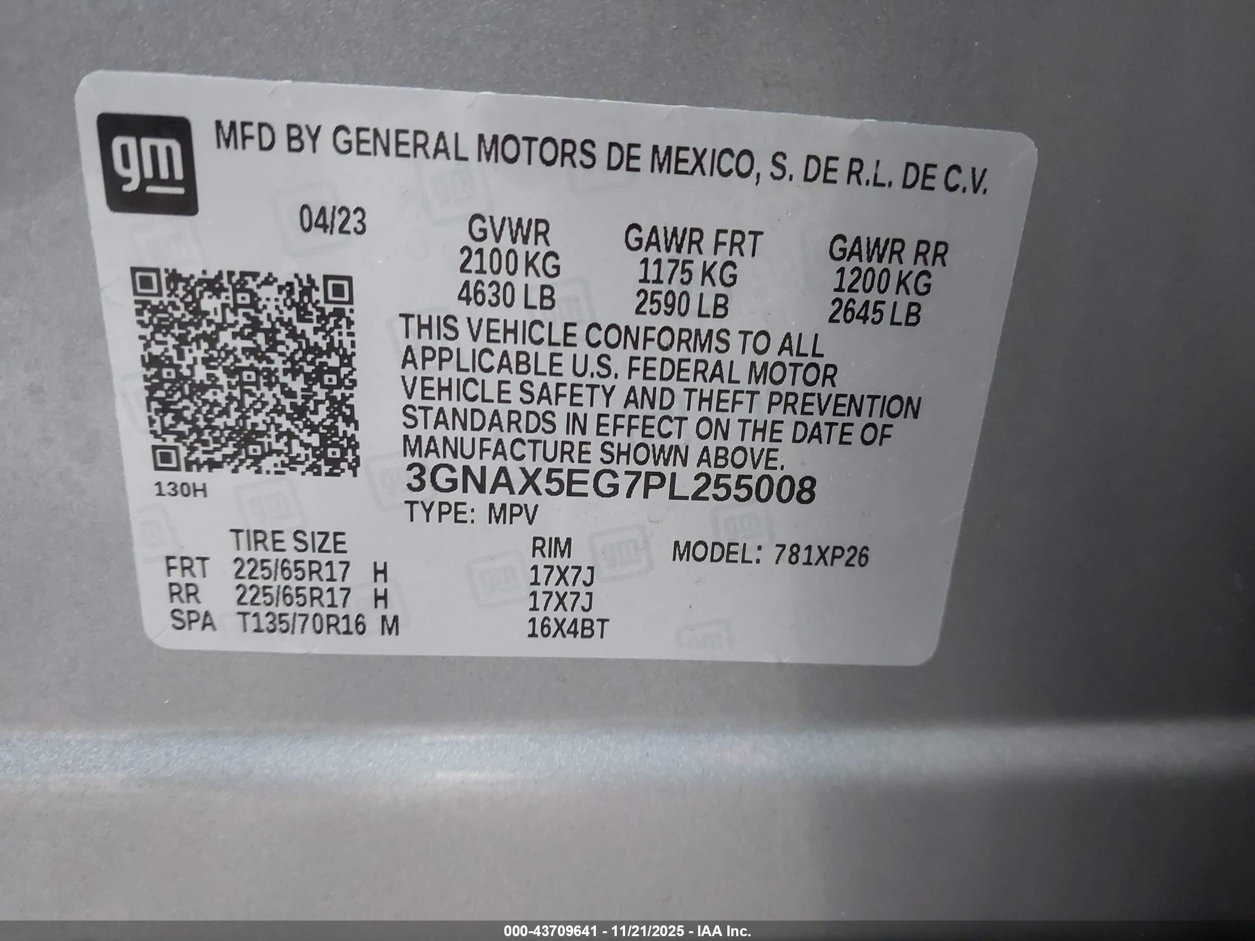 CHEVROLET EQUINOX image 9