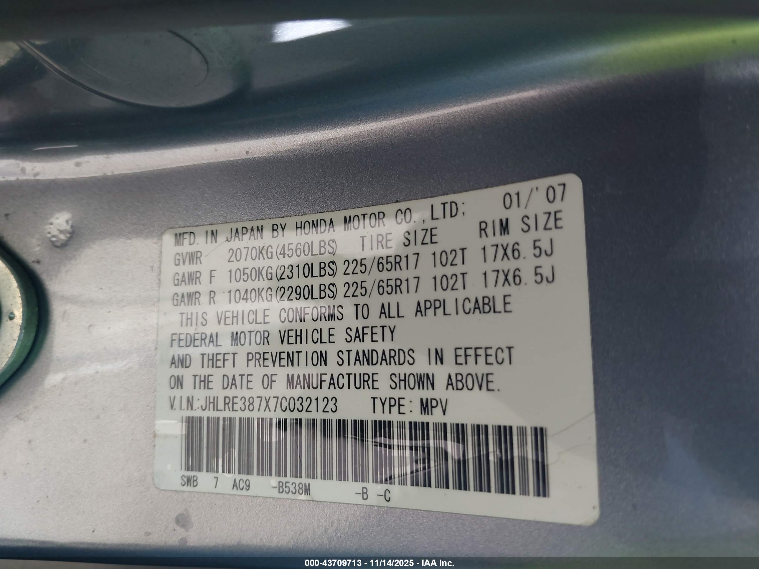 HONDA CR-V image 9