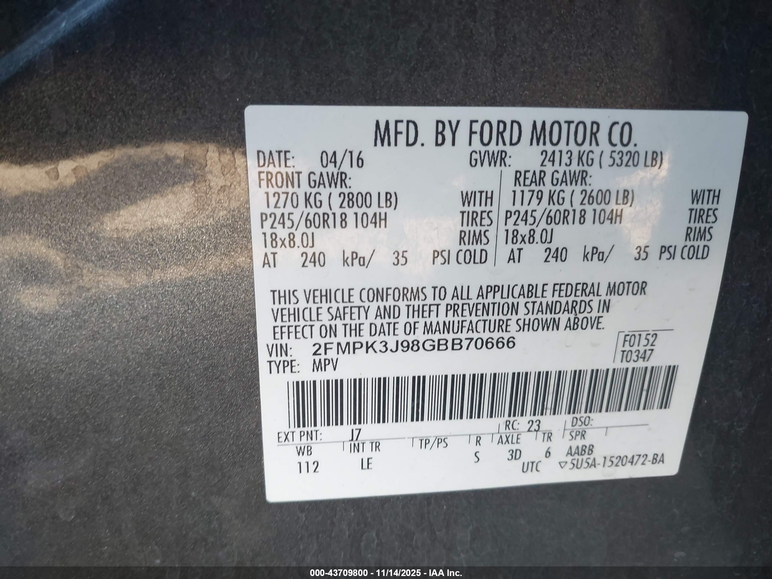 FORD EDGE image 9