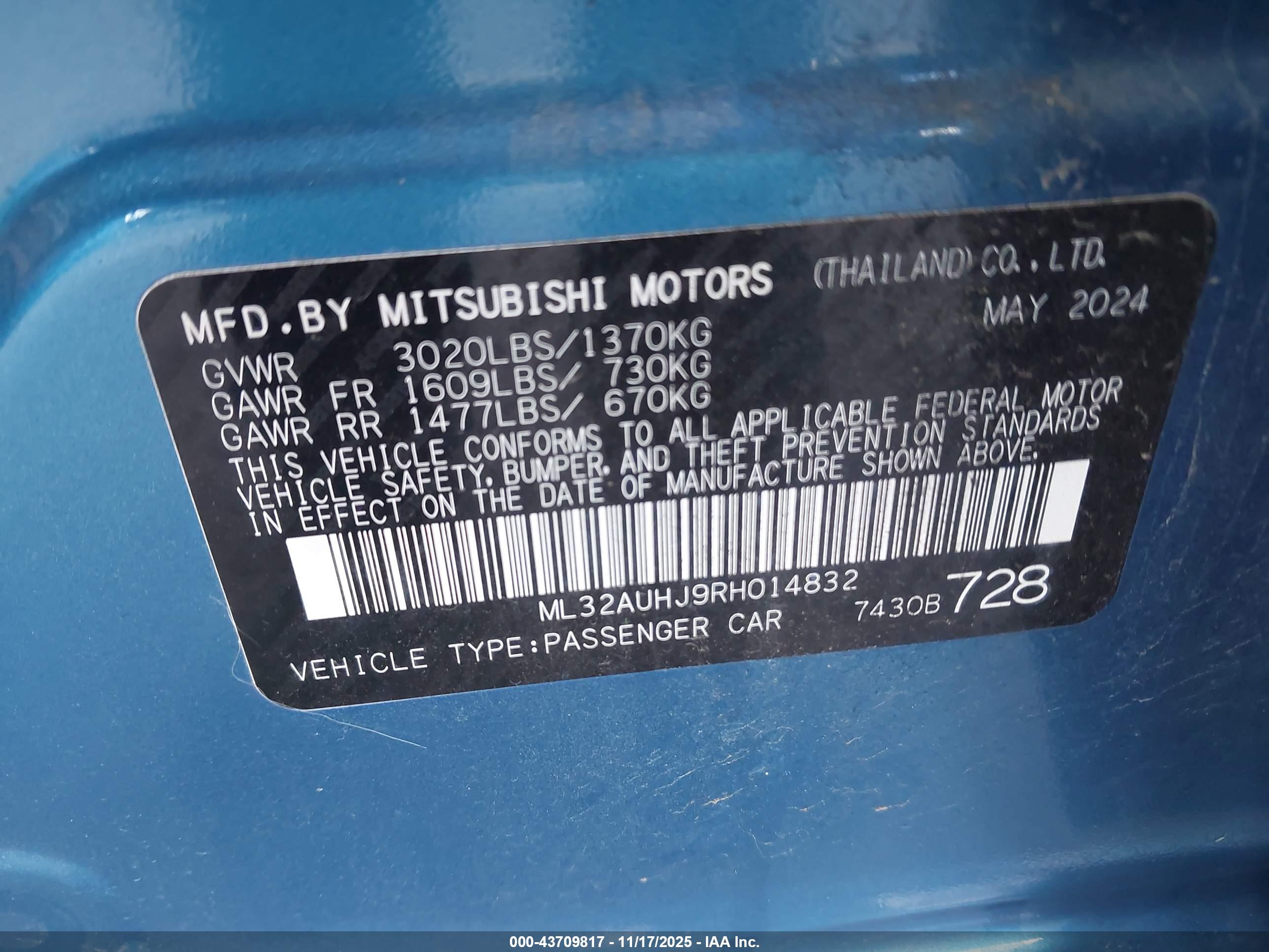 MITSUBISHI MIRAGE image 9