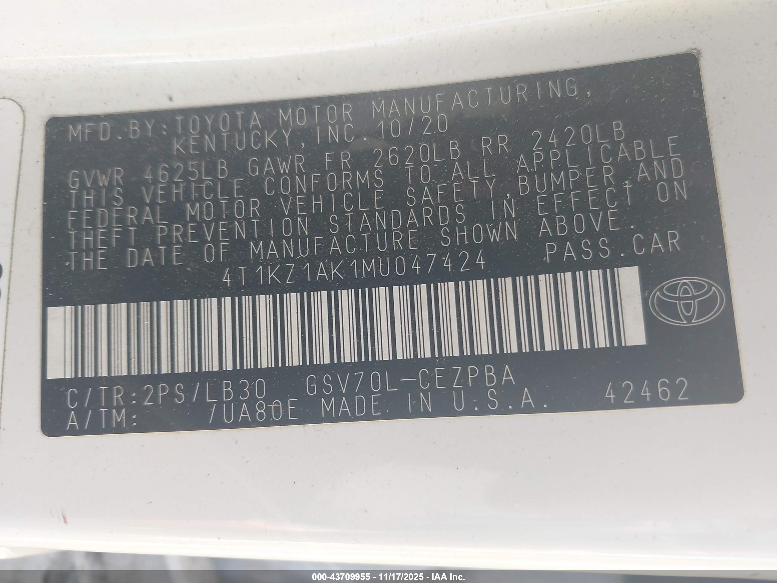 TOYOTA CAMRY image 9