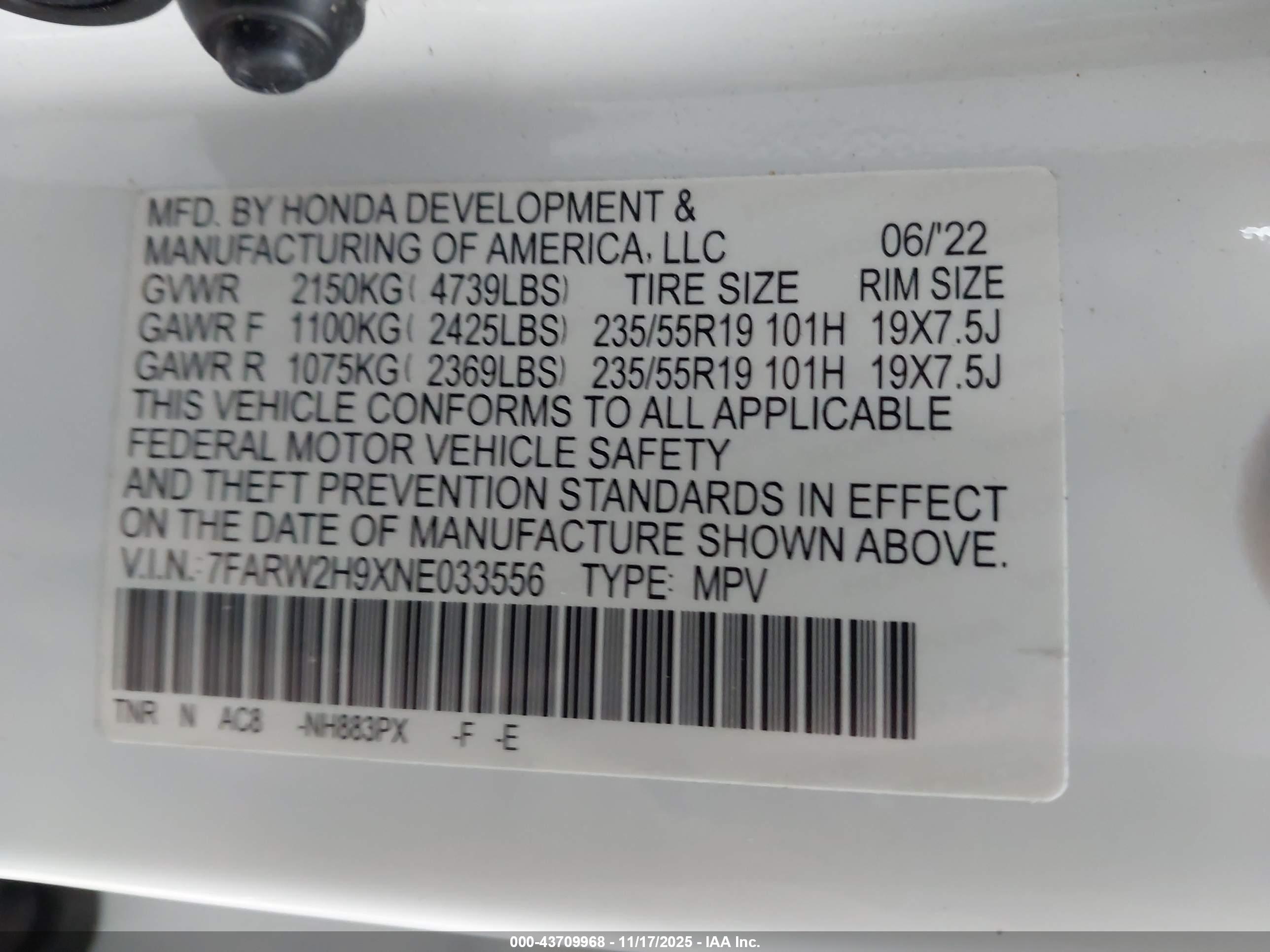 HONDA CR-V image 9