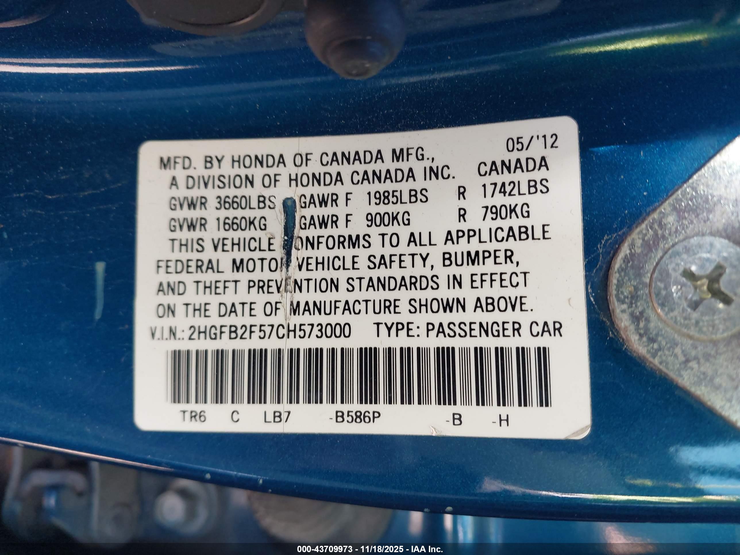 HONDA CIVIC image 9