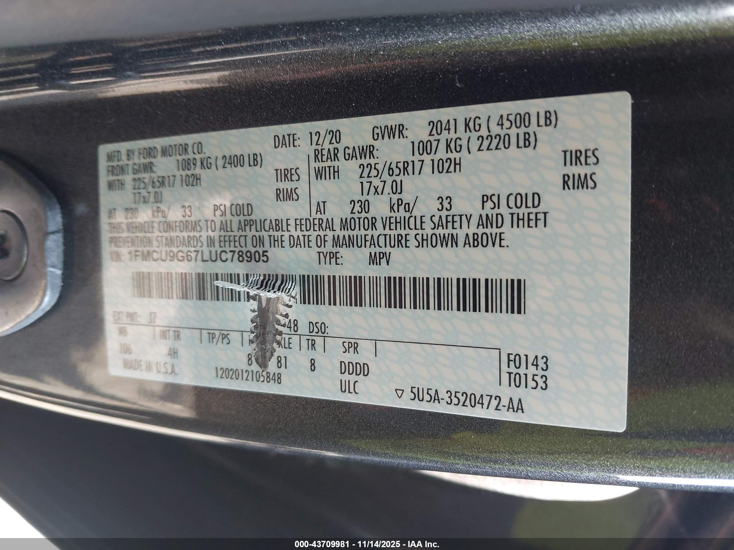 FORD ESCAPE image 9