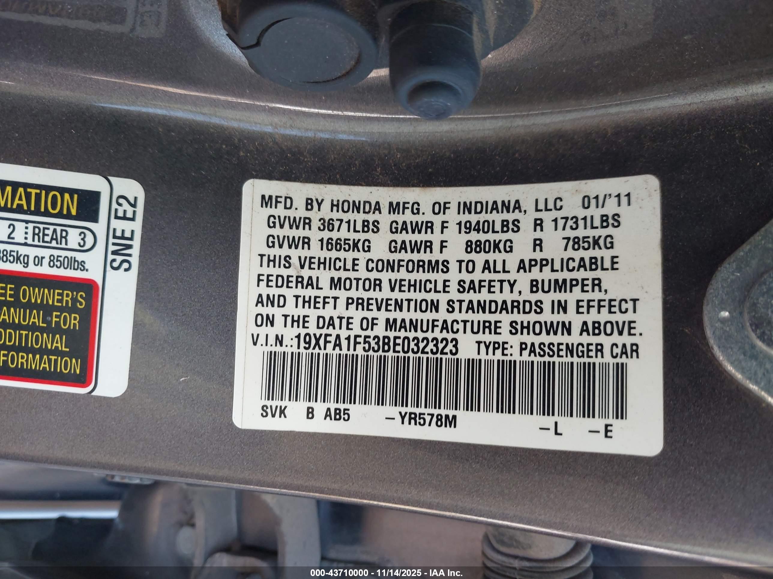 HONDA CIVIC image 9