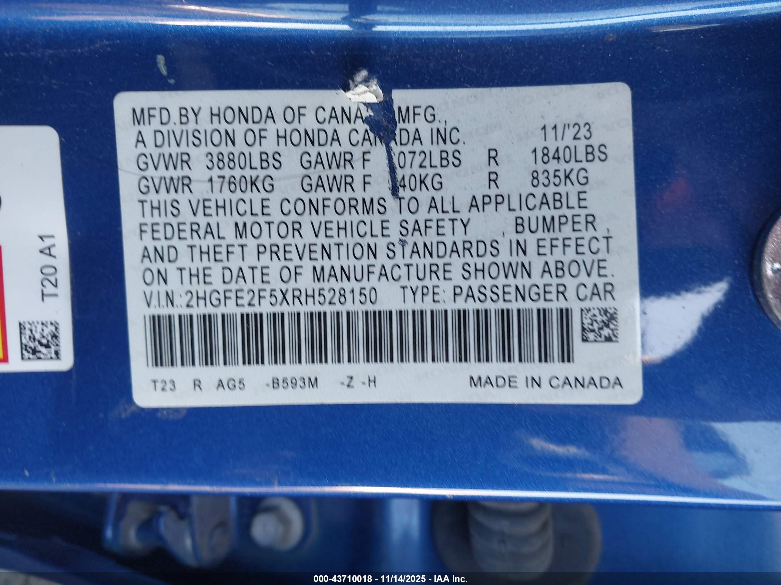 HONDA CIVIC image 9